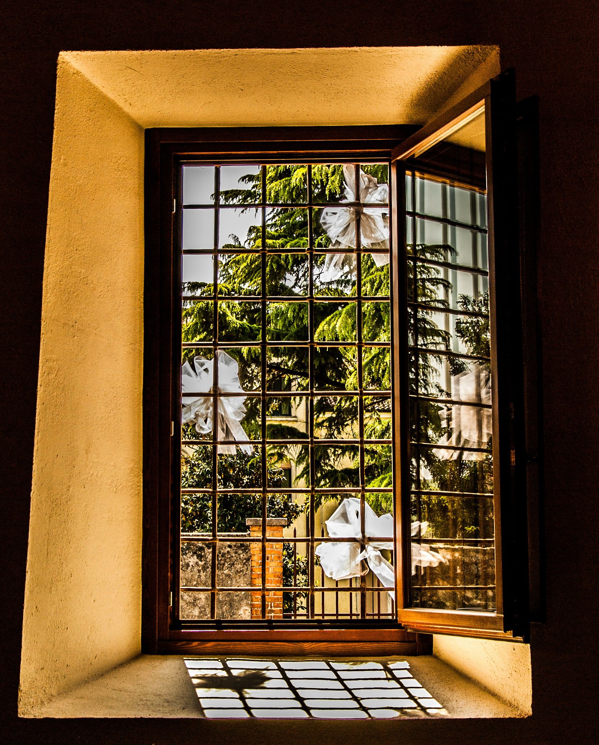 Scorcio dalla finestra della chiesa