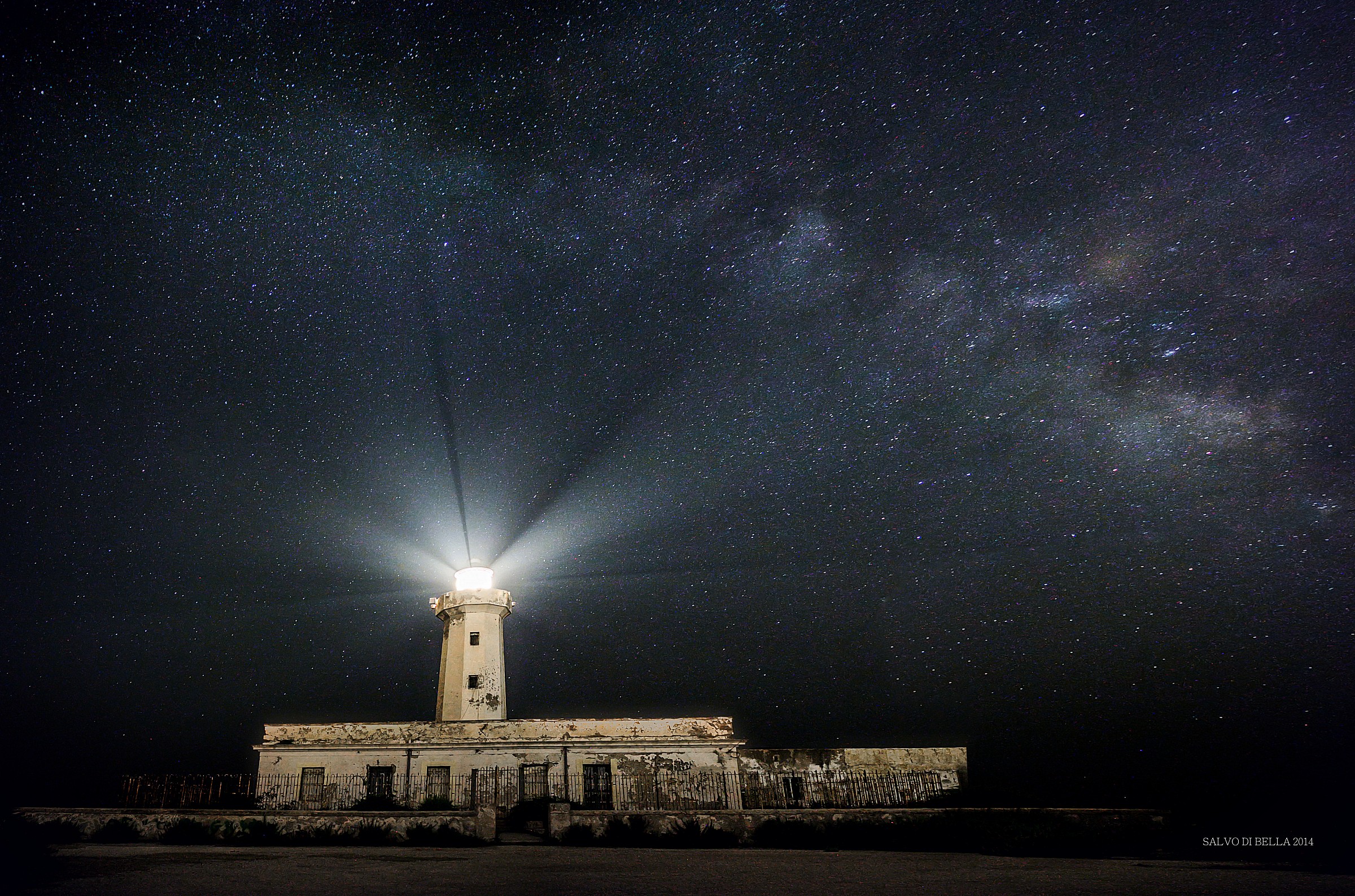 milky way to the lighthouse Plemmirio (sr)