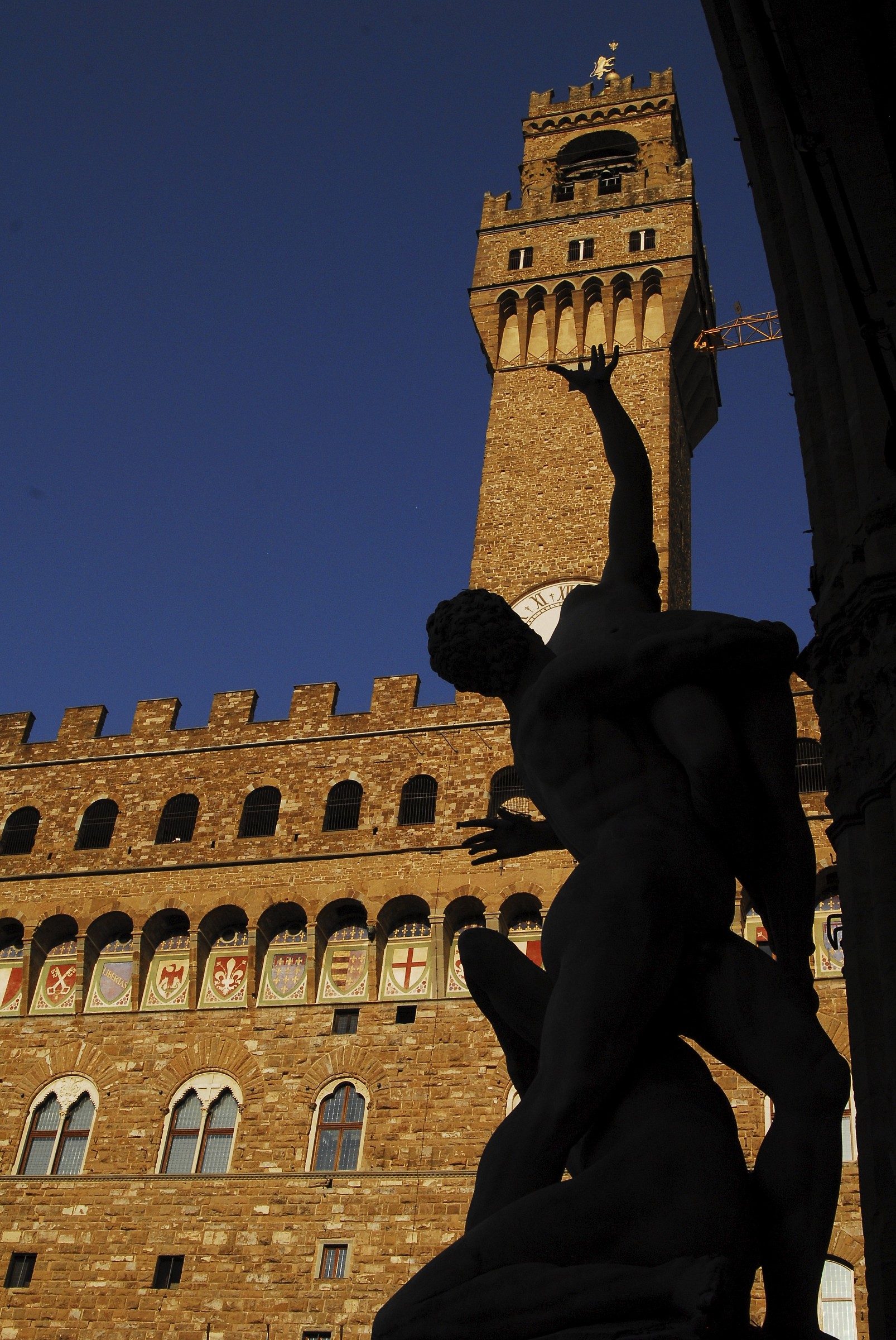Firenze - Ratto delle Sabine e Palazzo Vecchio