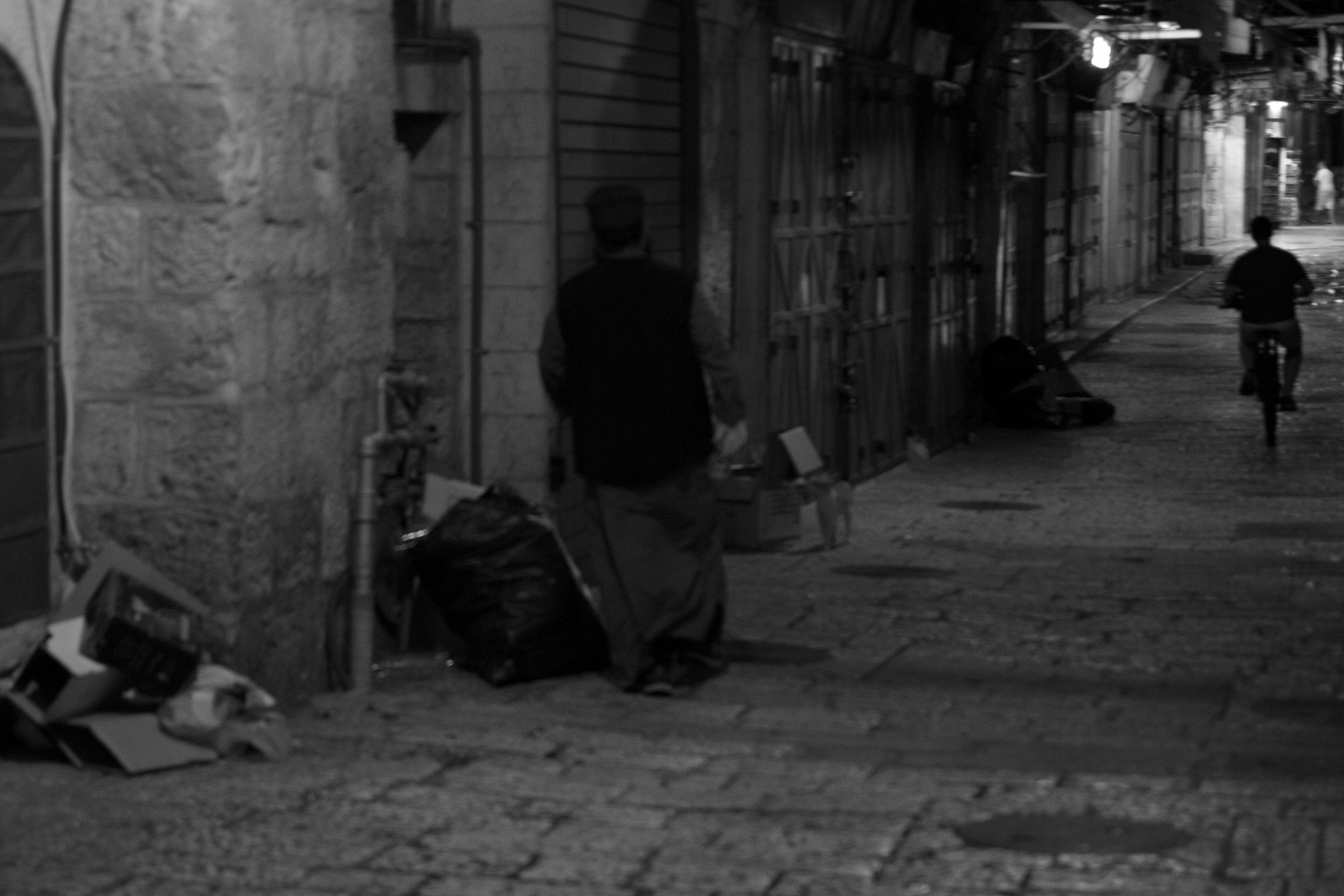 Gerusalemme - Strada di notte