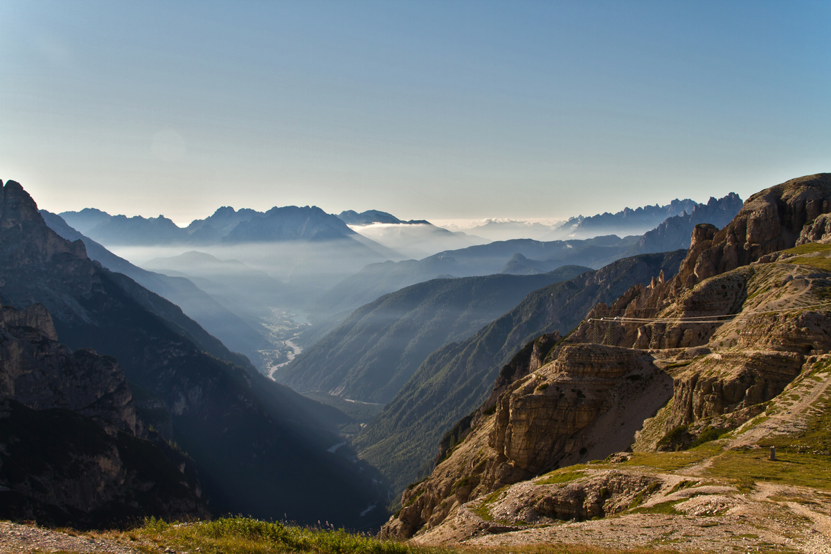 Camminando verso le tre cime