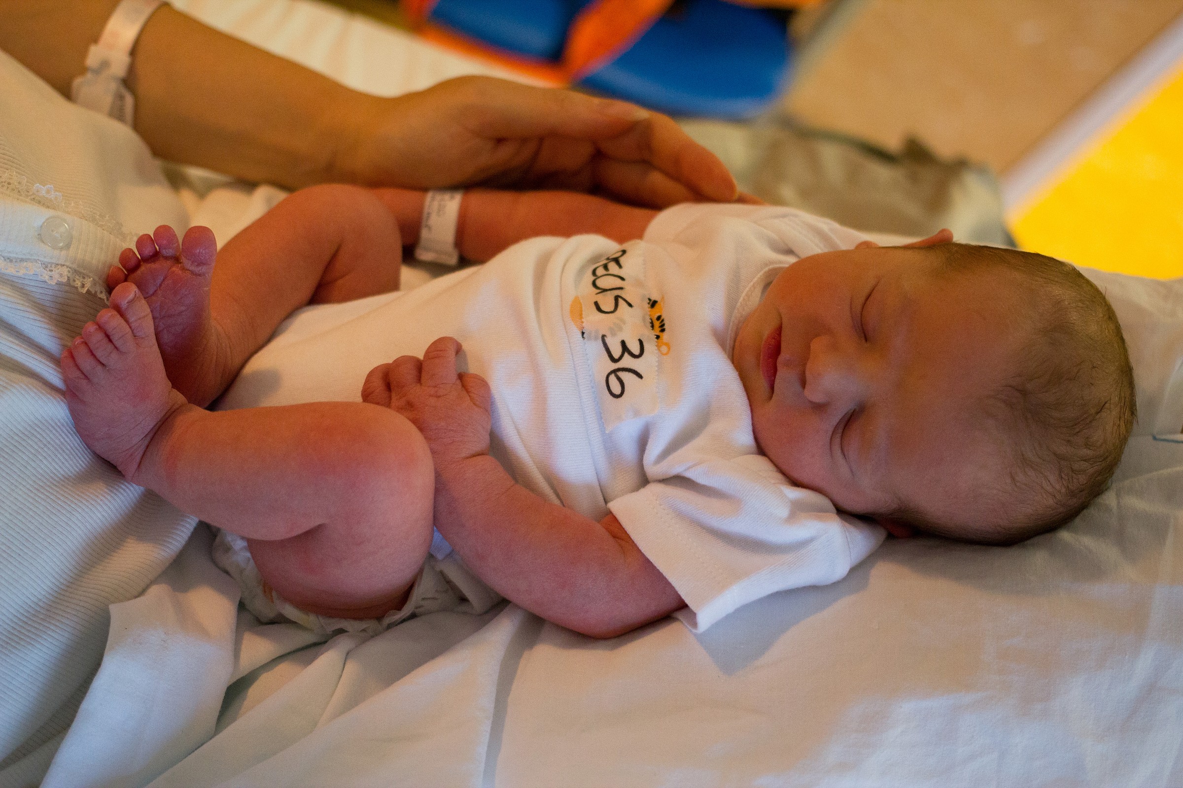 Finisce la dolce attesa, arriva Mattia