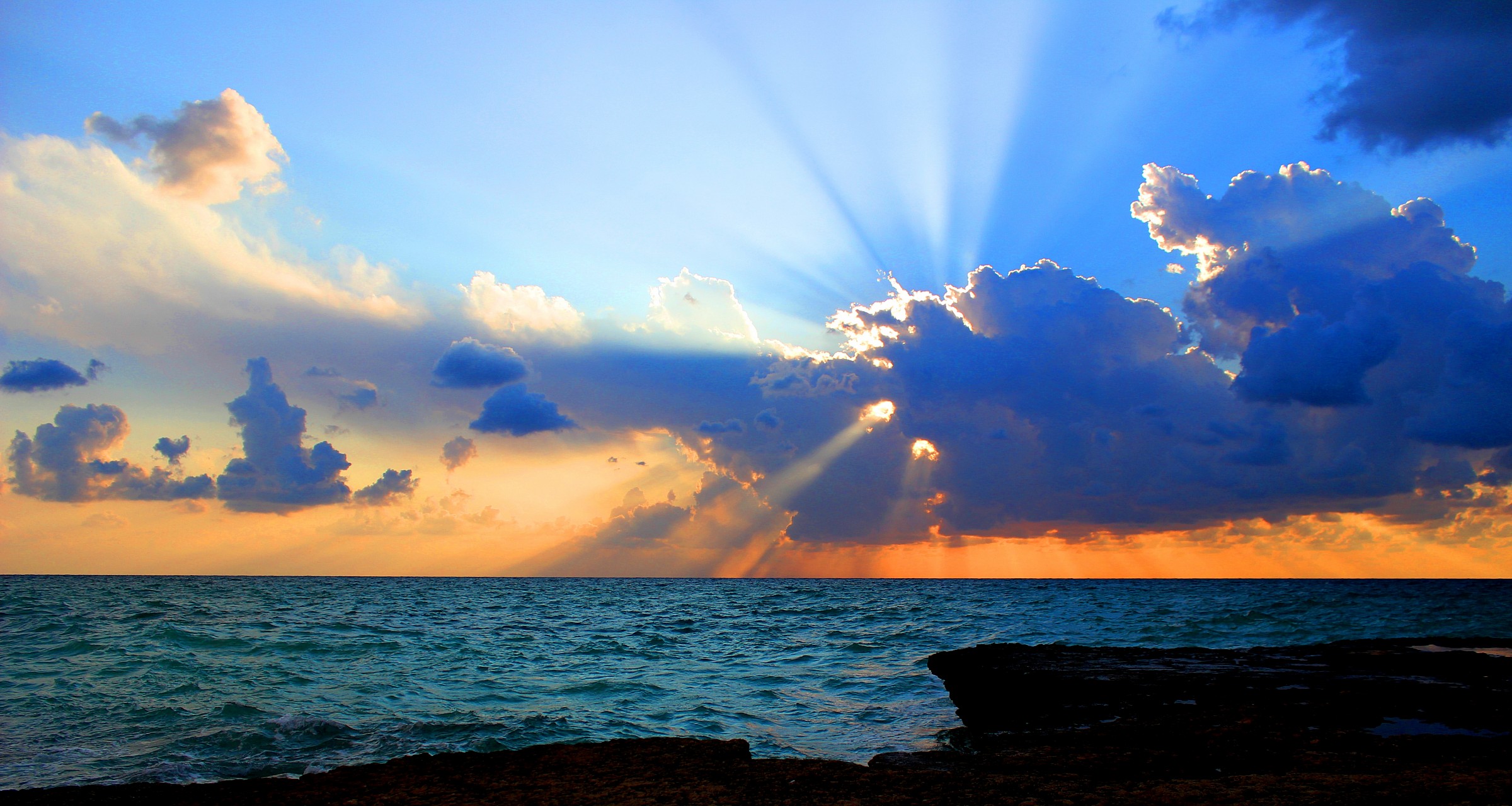 Nuvoloso giorno - Golfo Persico - Kish