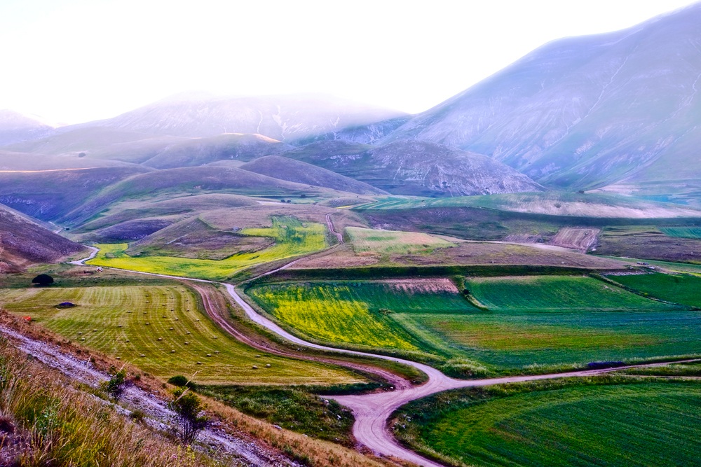 Pian perduto all'alba