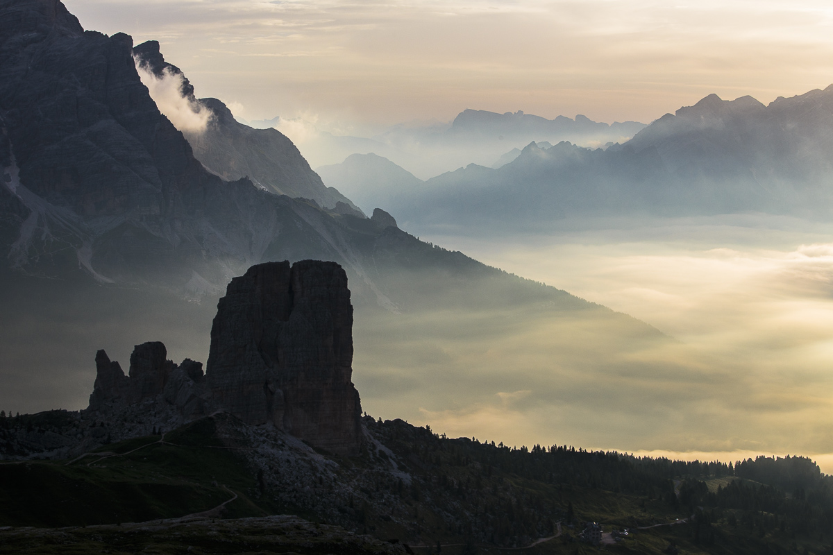 The 5 towers at dawn