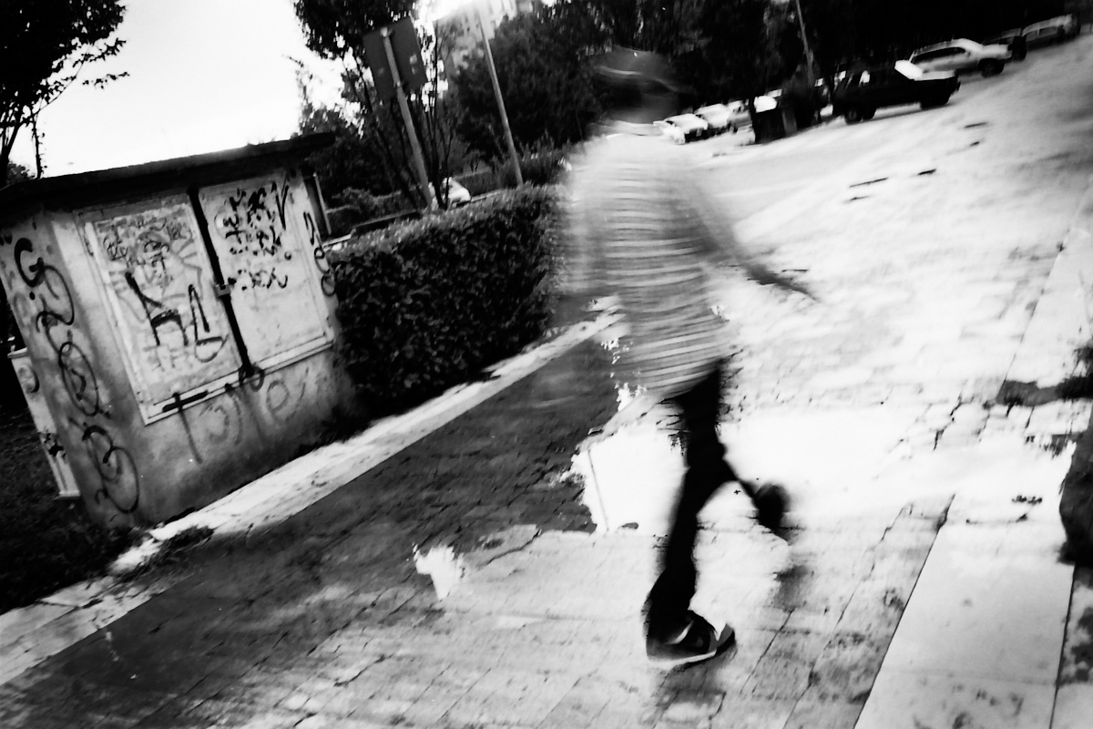 The man with the hat