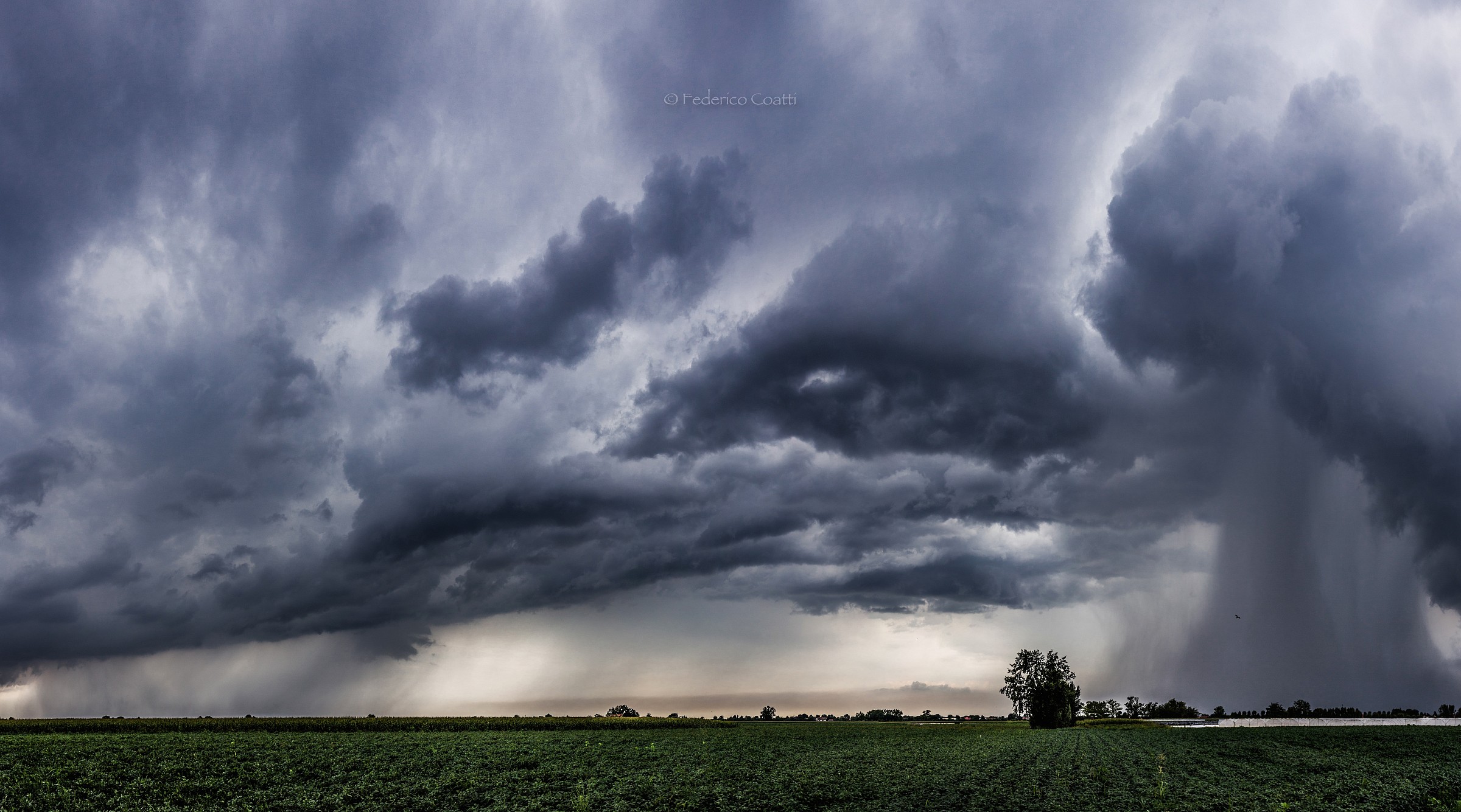 Temporale sul Polesine Occidentale