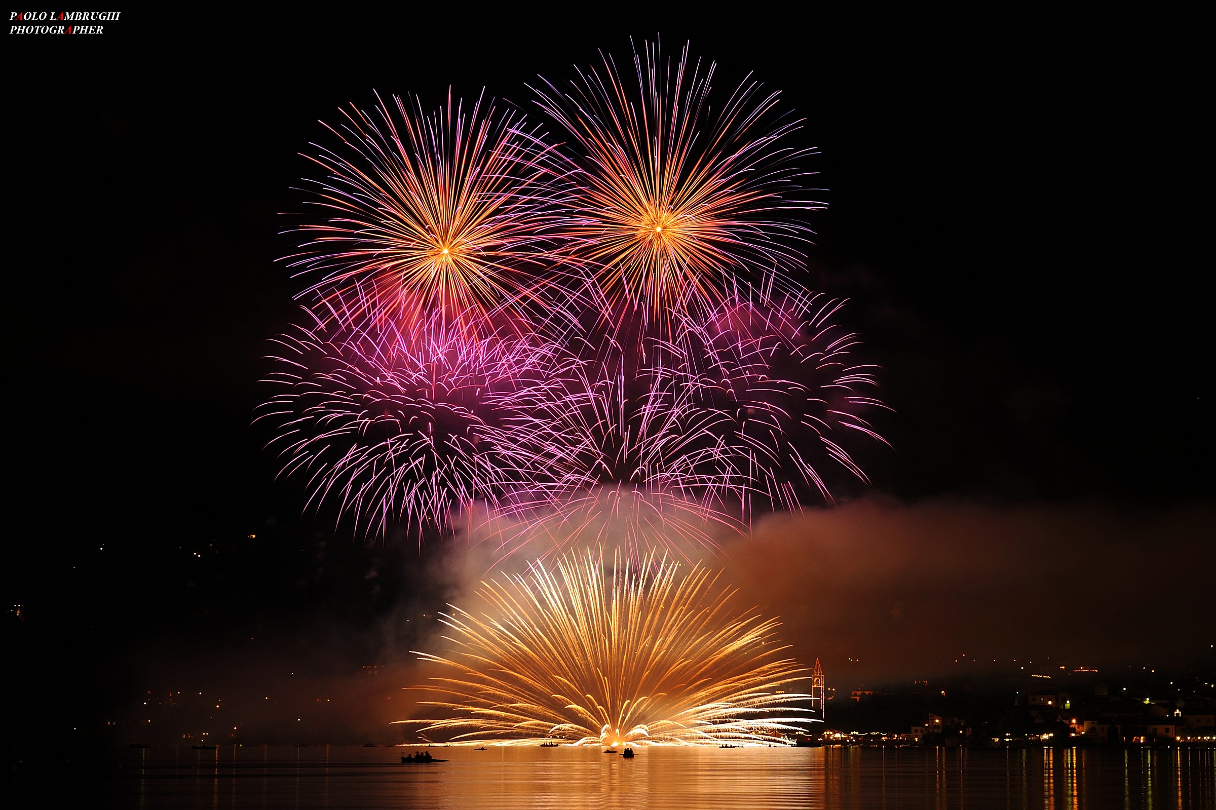 Fuochi d'artificio Pusiano 2014