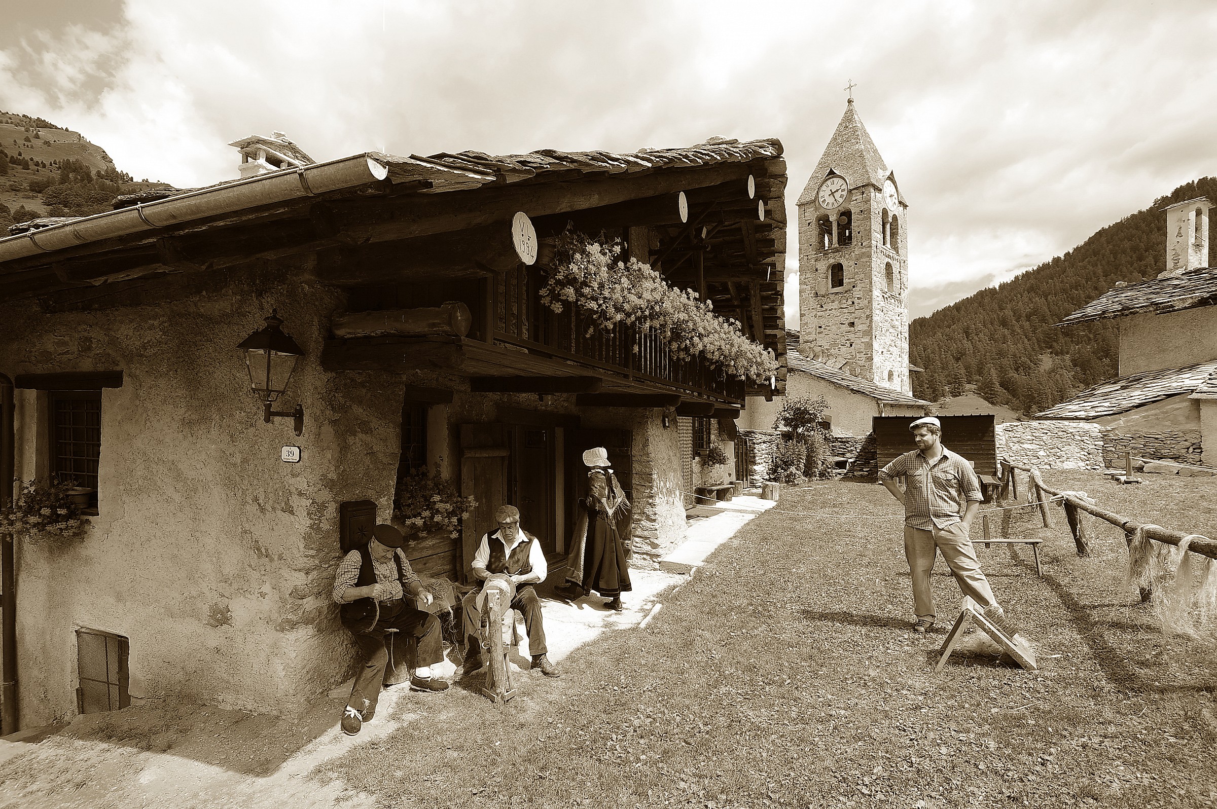 The days in the mountains