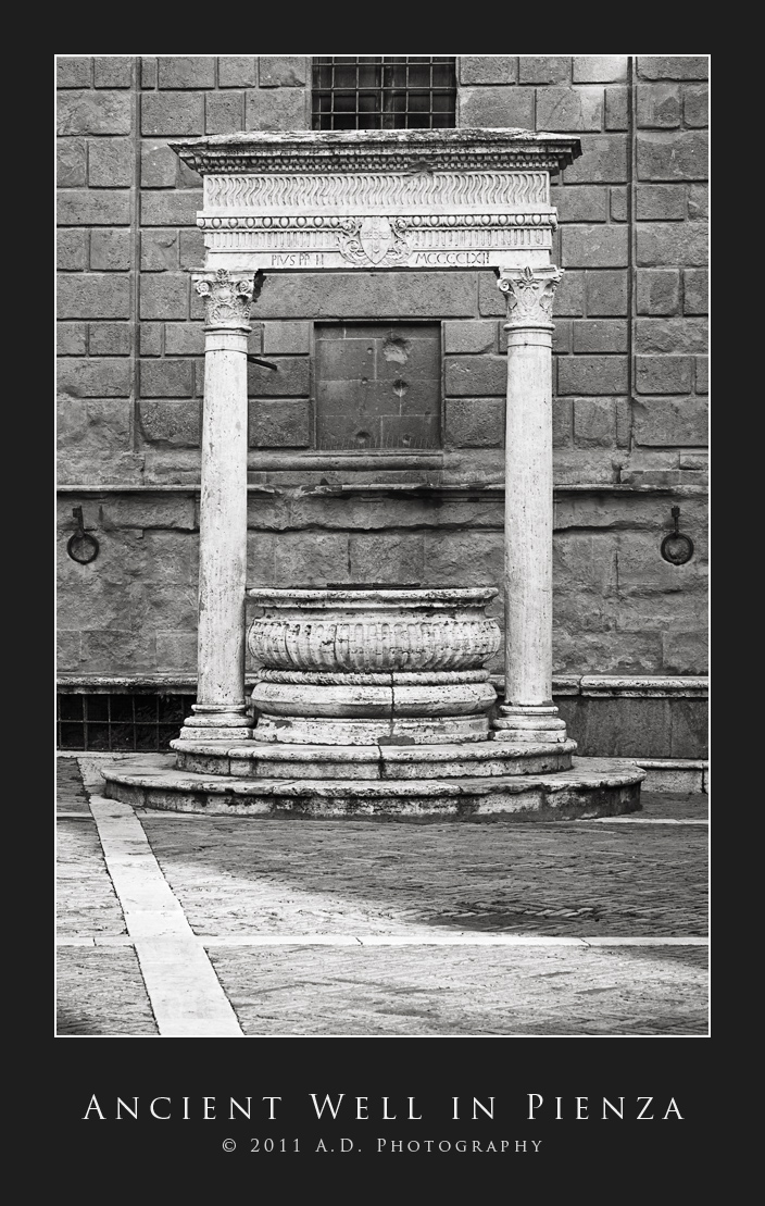 Ancient Well in Pienza
