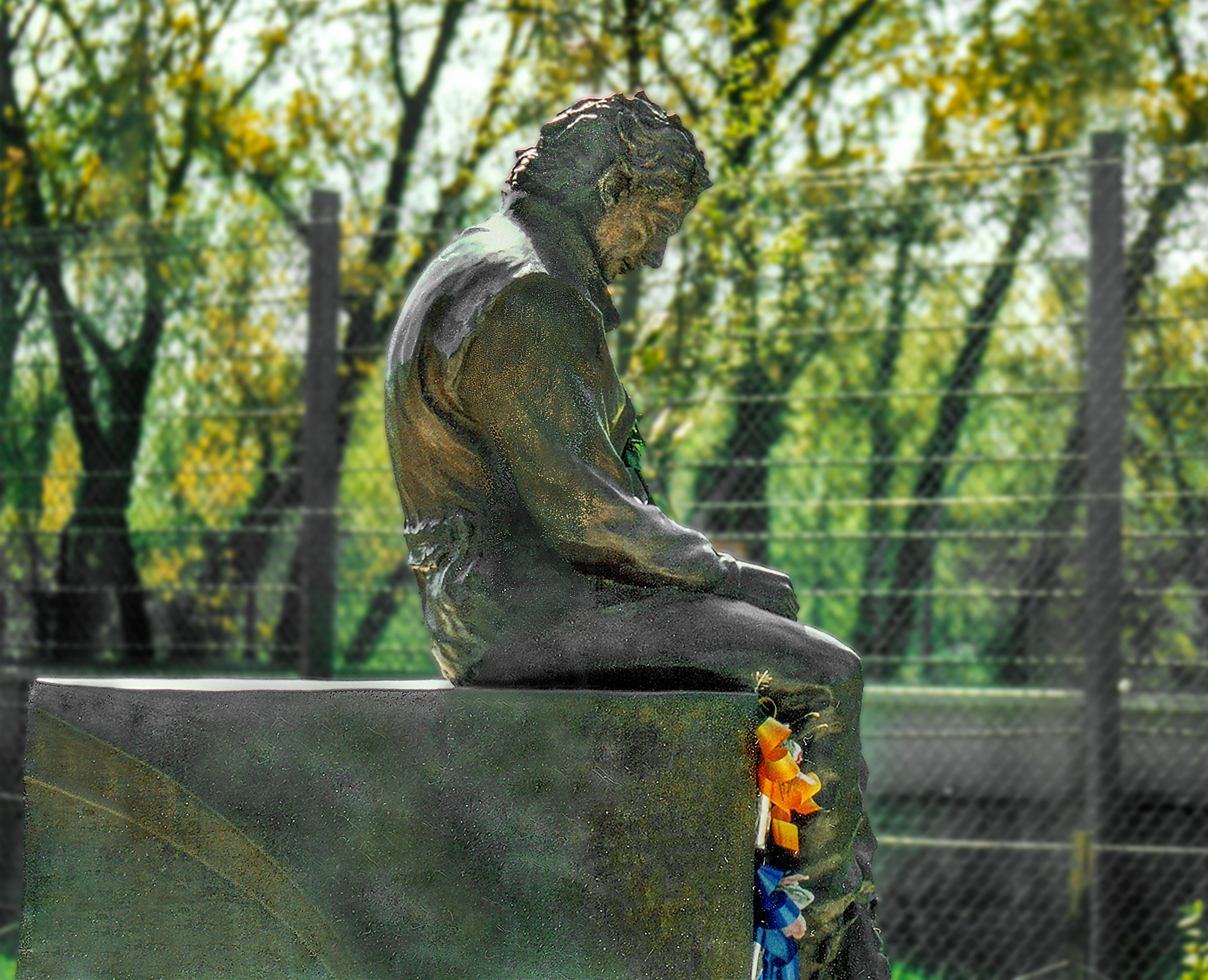 Busto di Ayrton Senna