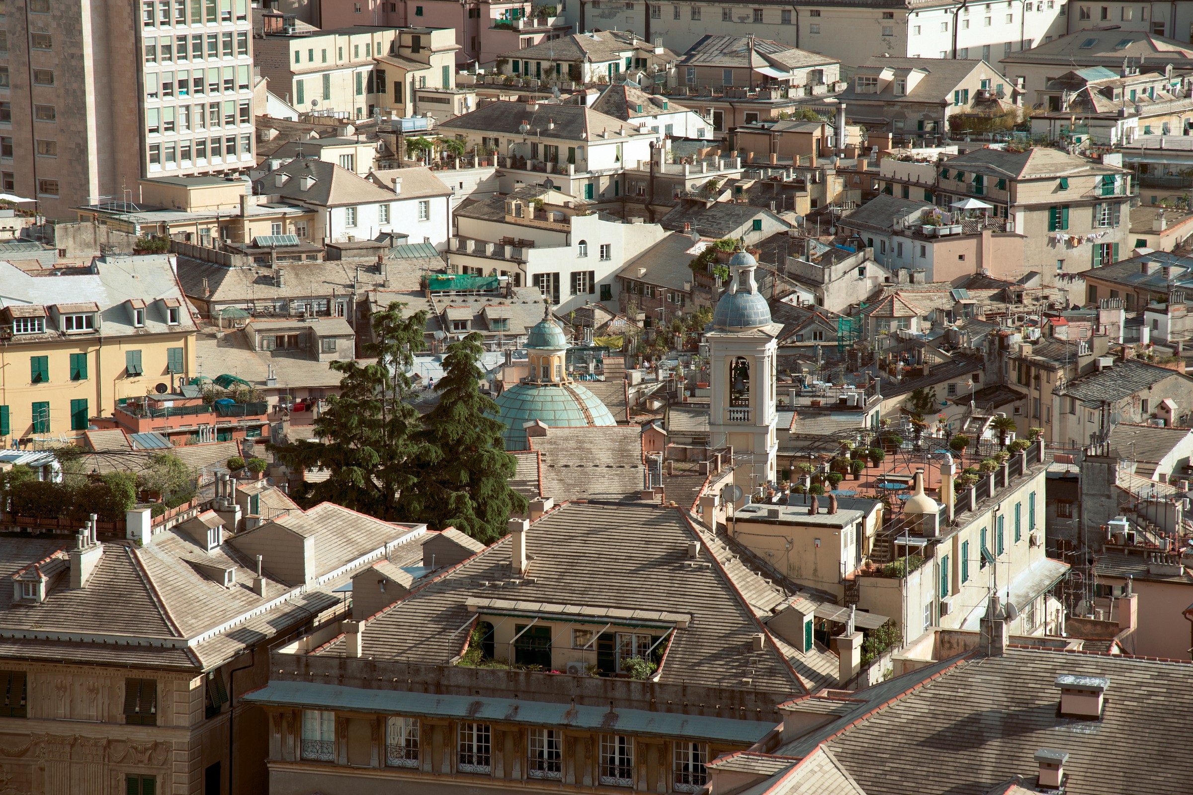 The roofs of Genoa
