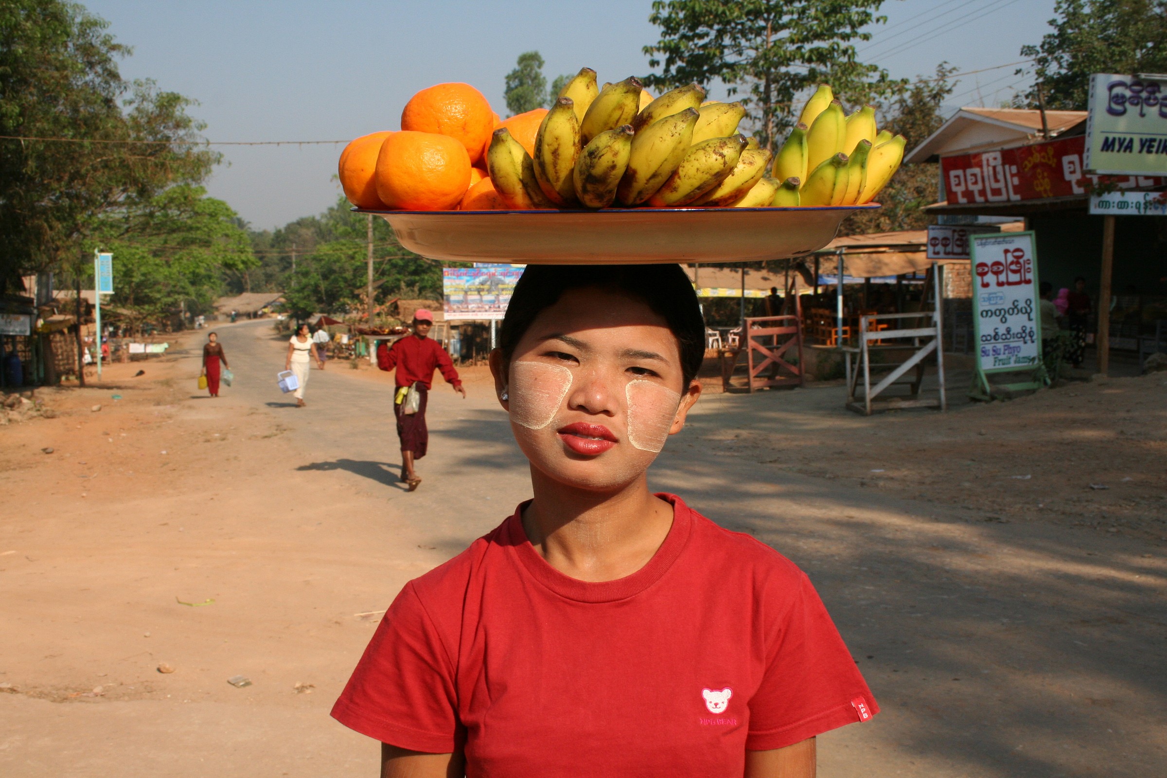selling fruit