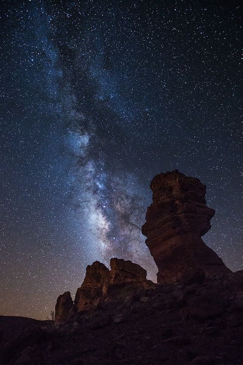 Milky Way Tenerife, Teide