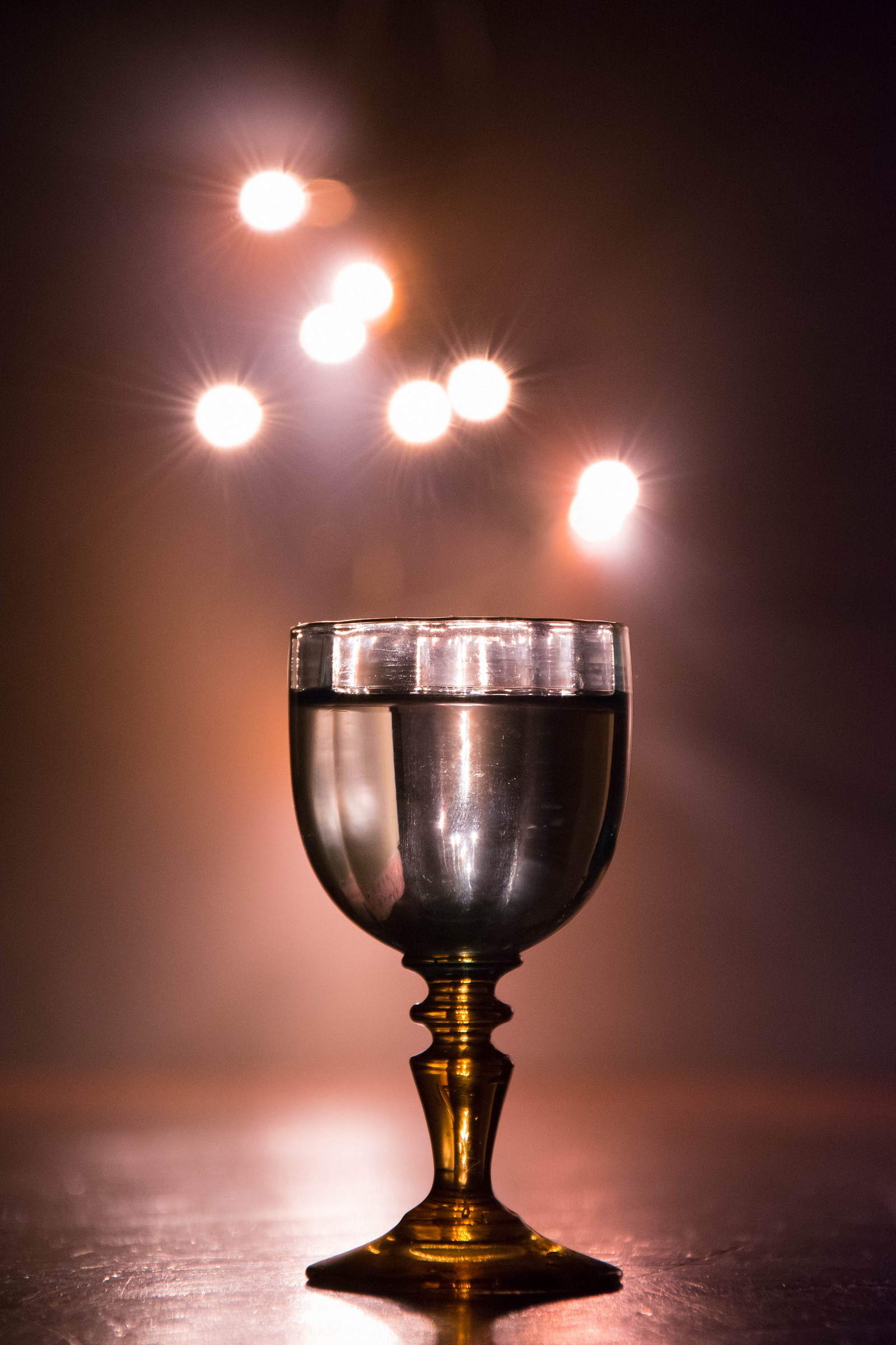 A drink illuminating