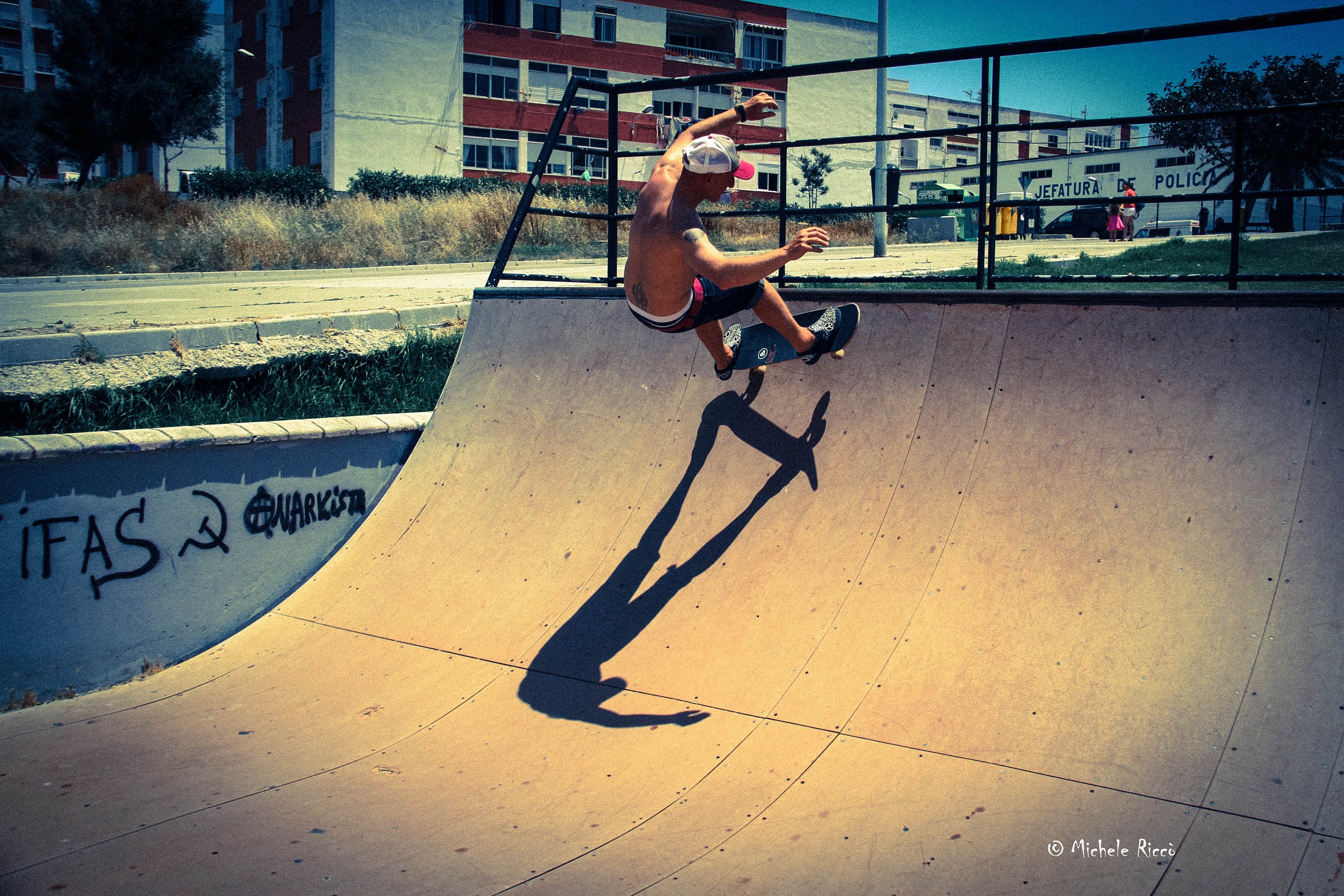 Skater in Tarifa