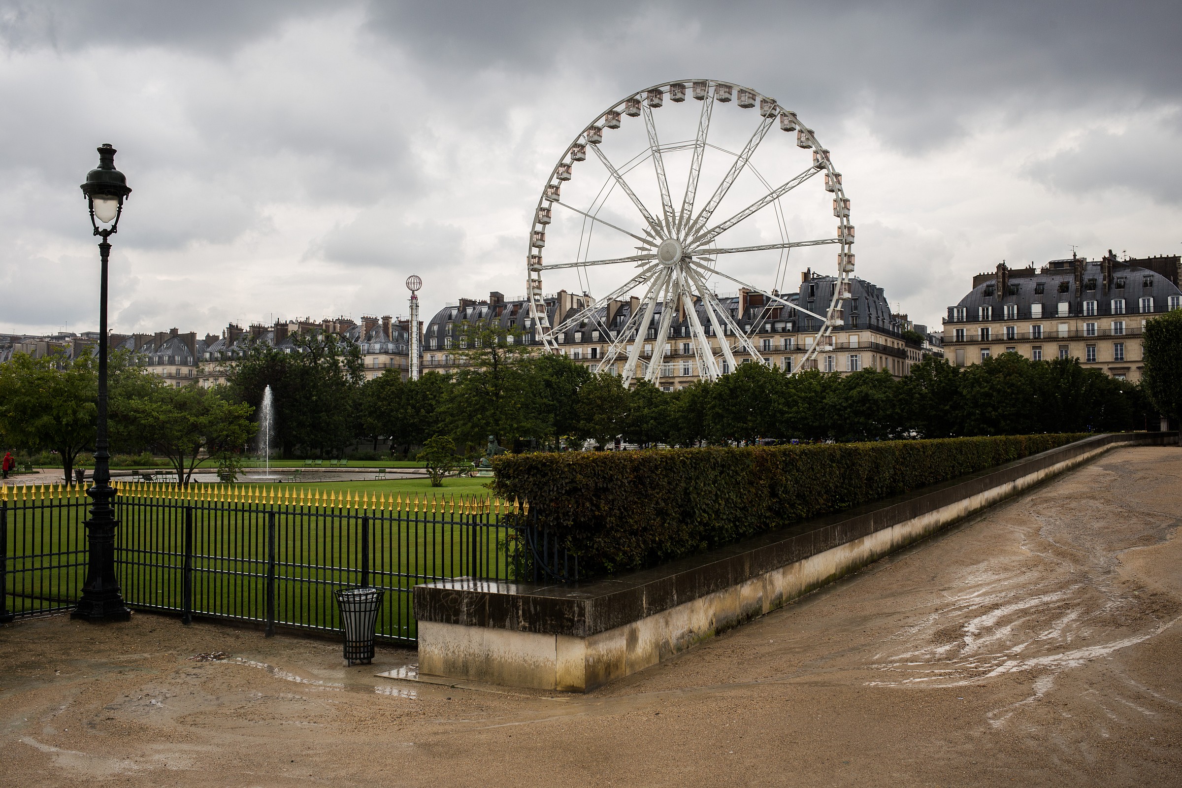 Jardin des Tuileries - Parigi sotto la Pioggia
