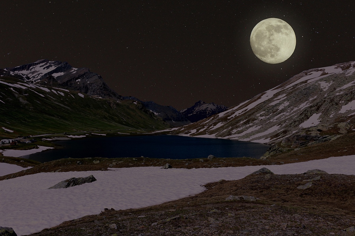 Rifugio Savoia. (prova elaborazione in Photoshop)