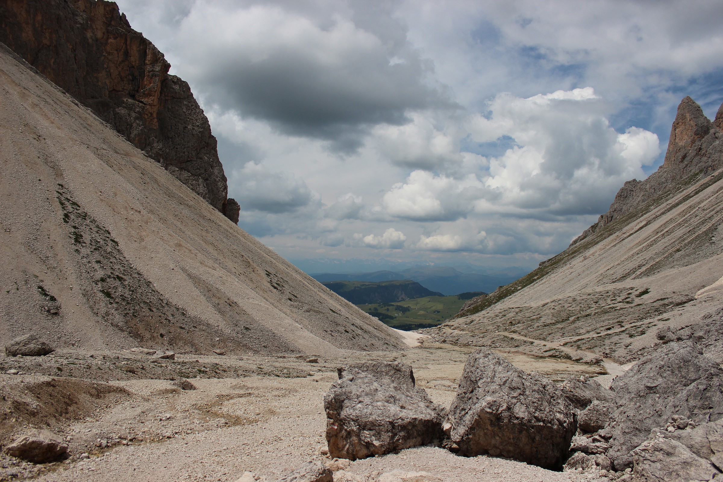 Forcella del Sassolungo ed Alpe di Siusi