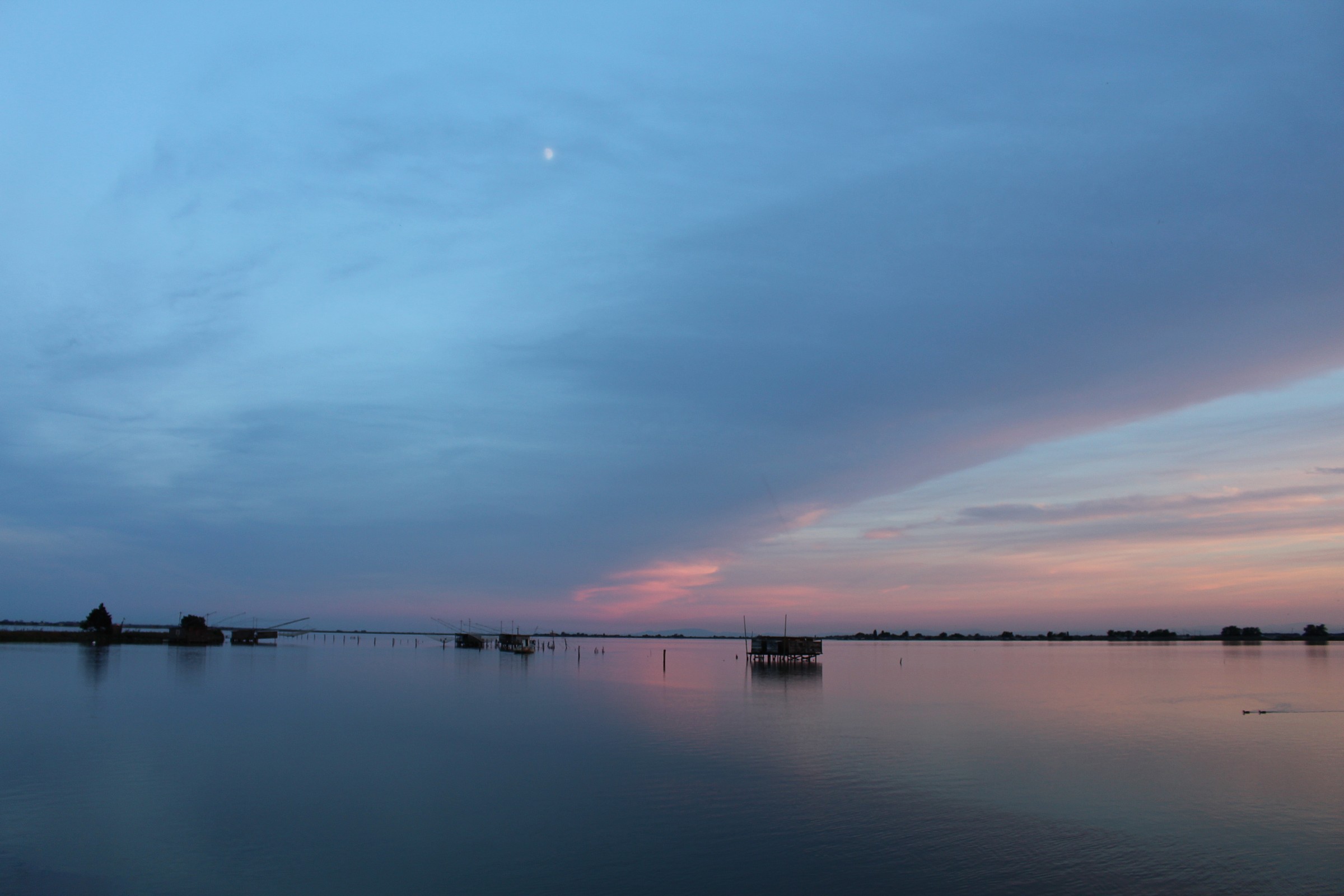The sky and the valleys at sunset yet ...