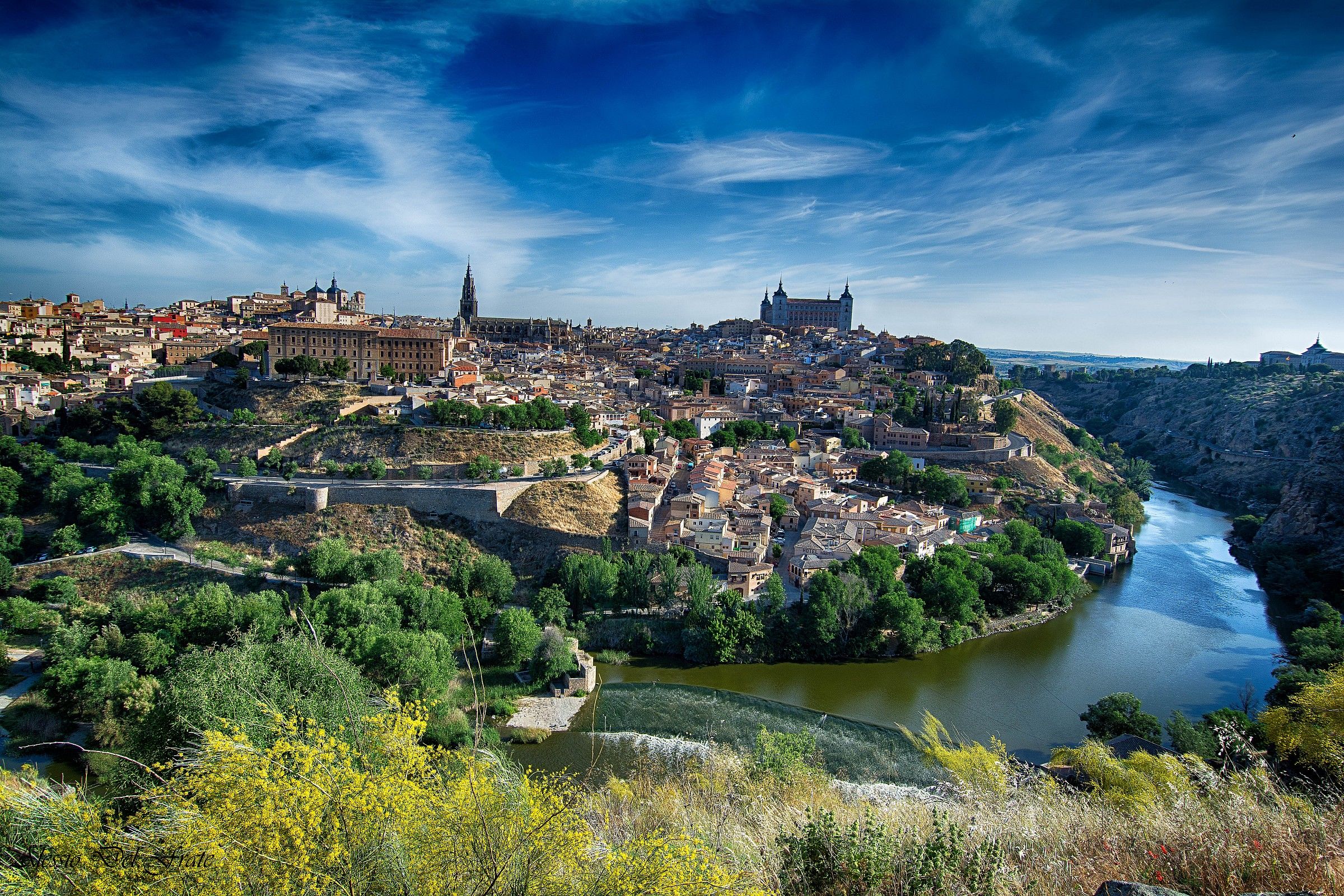 Toledo vista dalla collina sovrastante