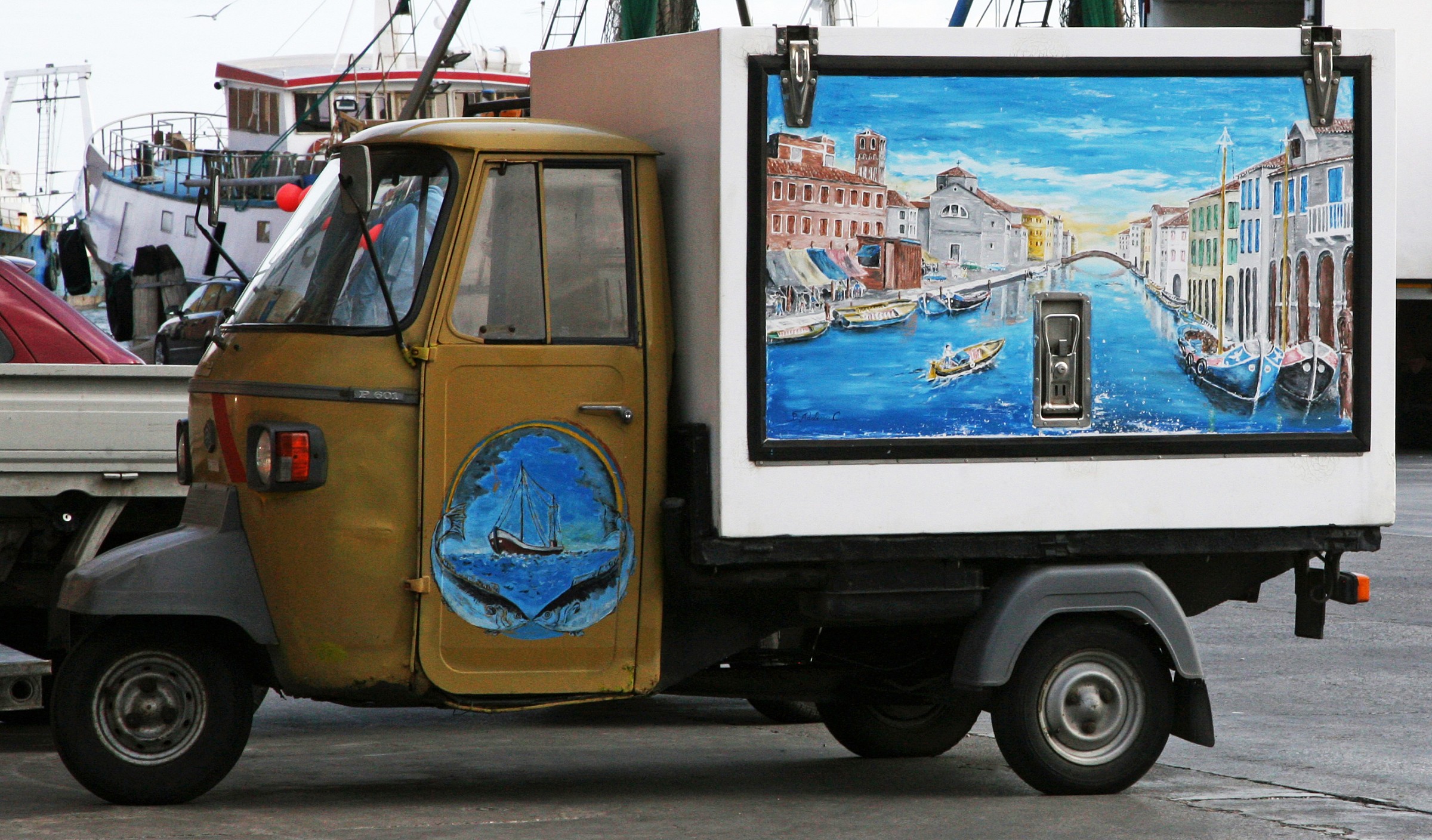 Chioggia veduta canale Vena
