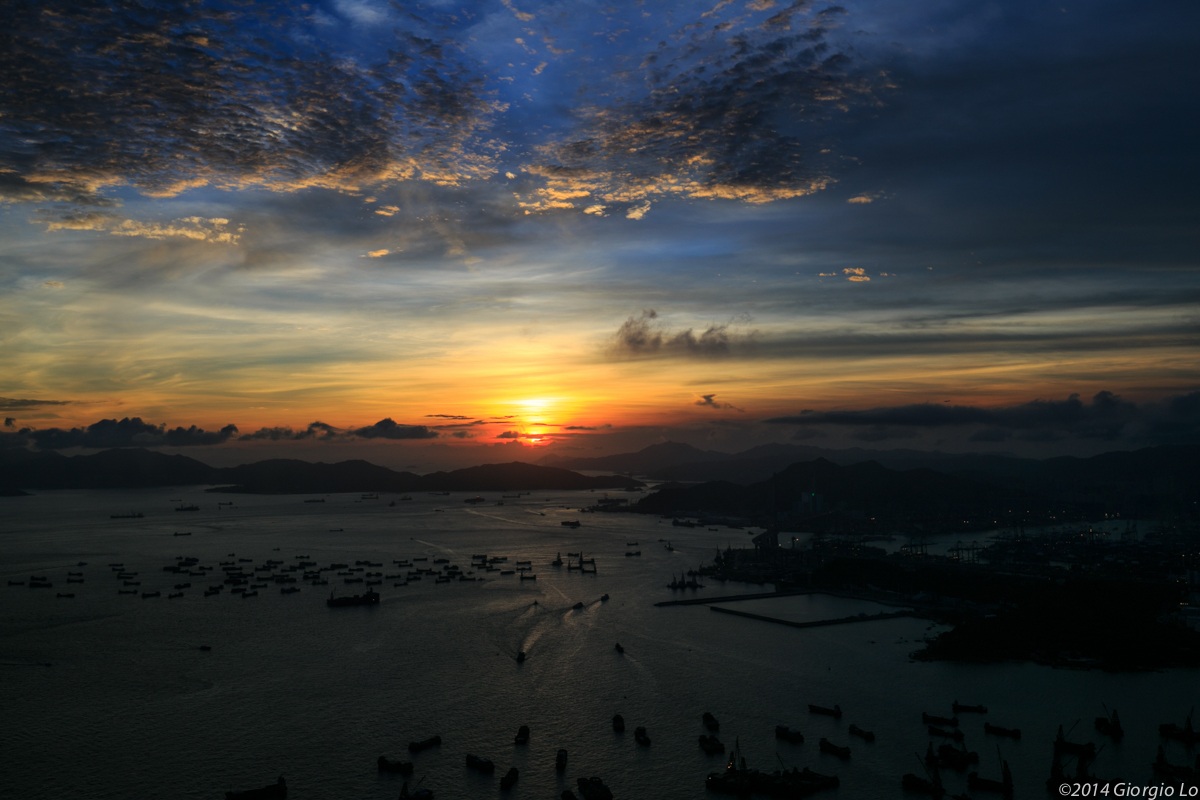 Hong Kong sunset! @ 35