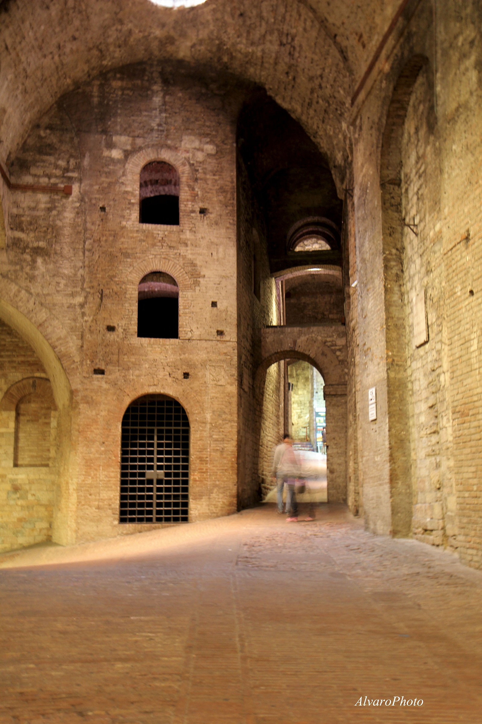 All'interno della rocca Paolina  Perugia