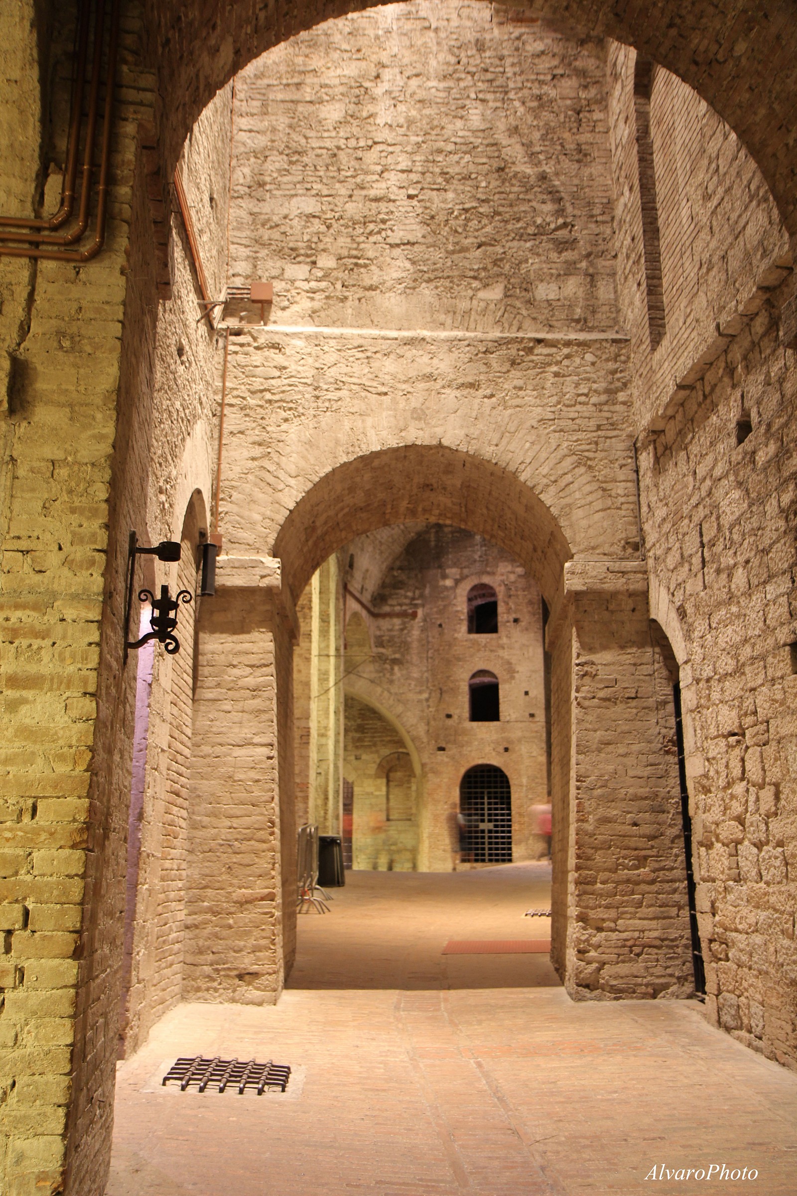via Bagliona  ,  interno della rocca Paolina