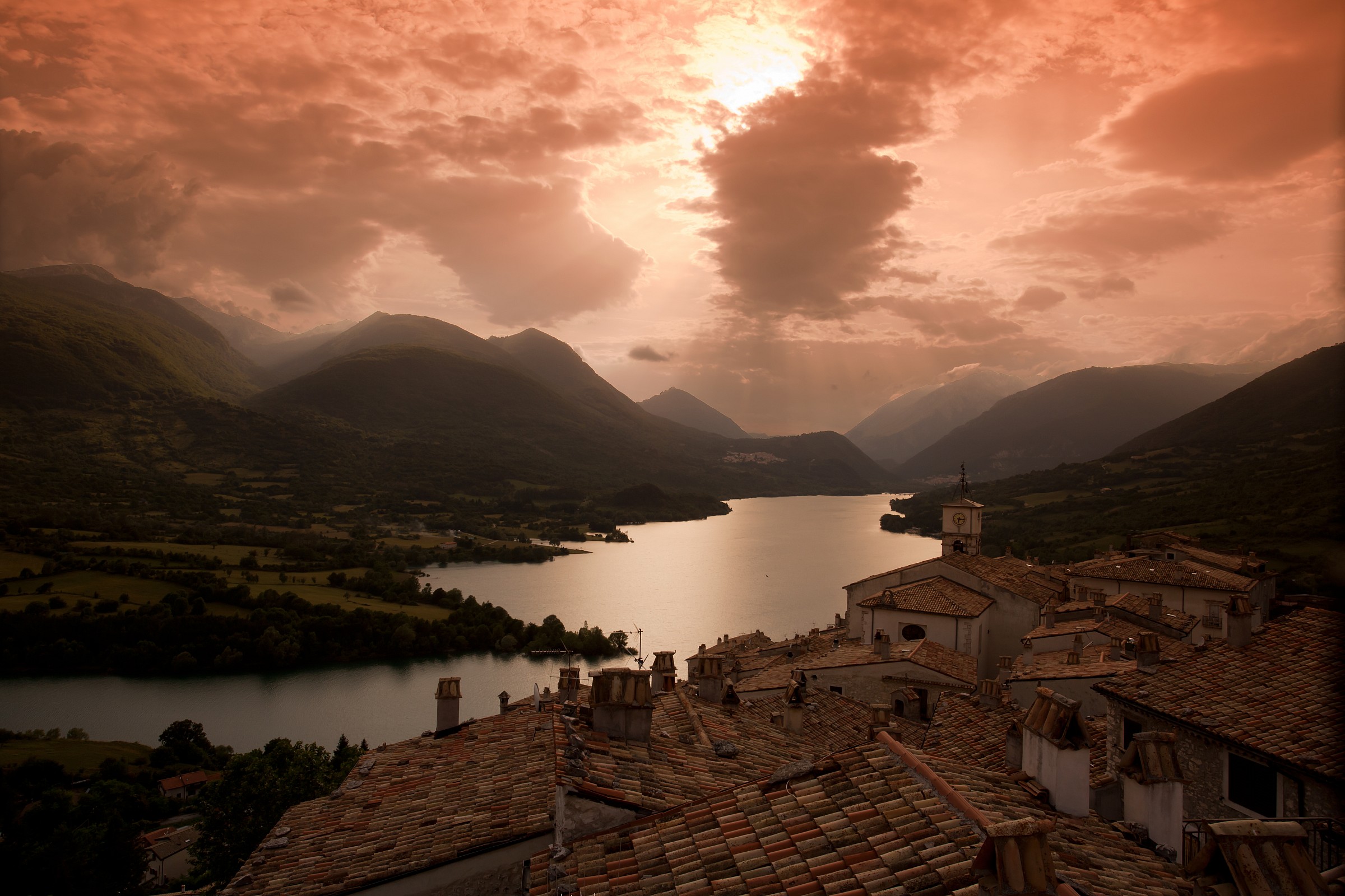 Vista dal Castello di Barrea
