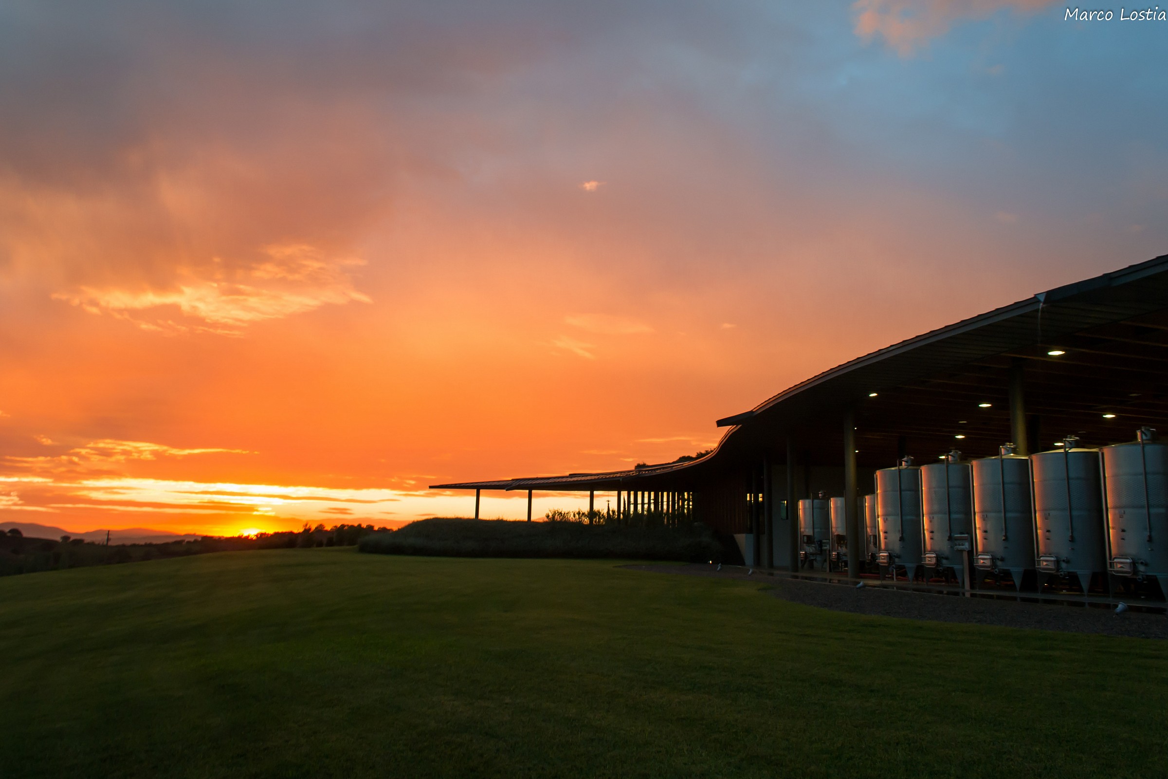 Tramonto sull'Ammiraglia