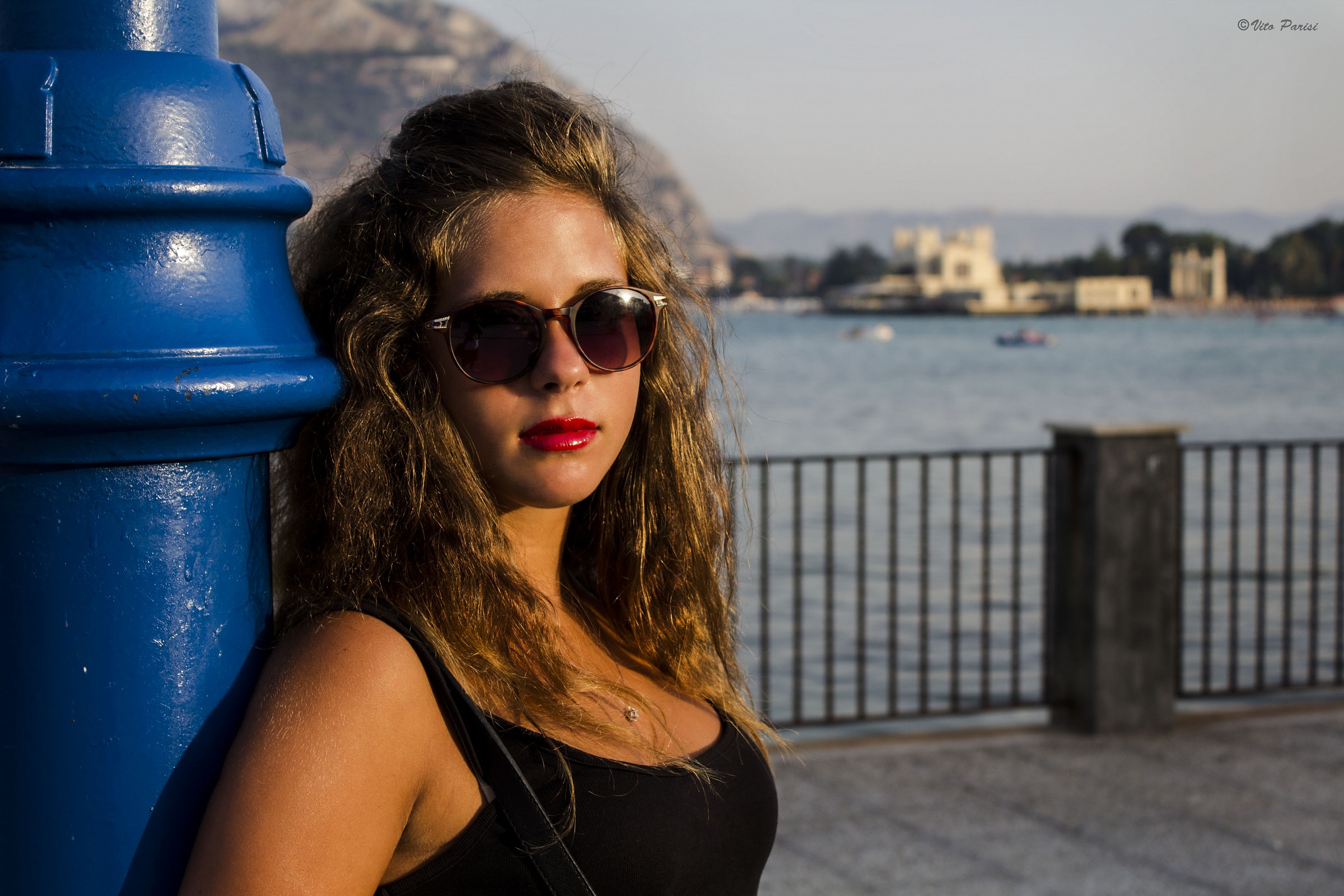 Portrait Girl at Mondello Beach