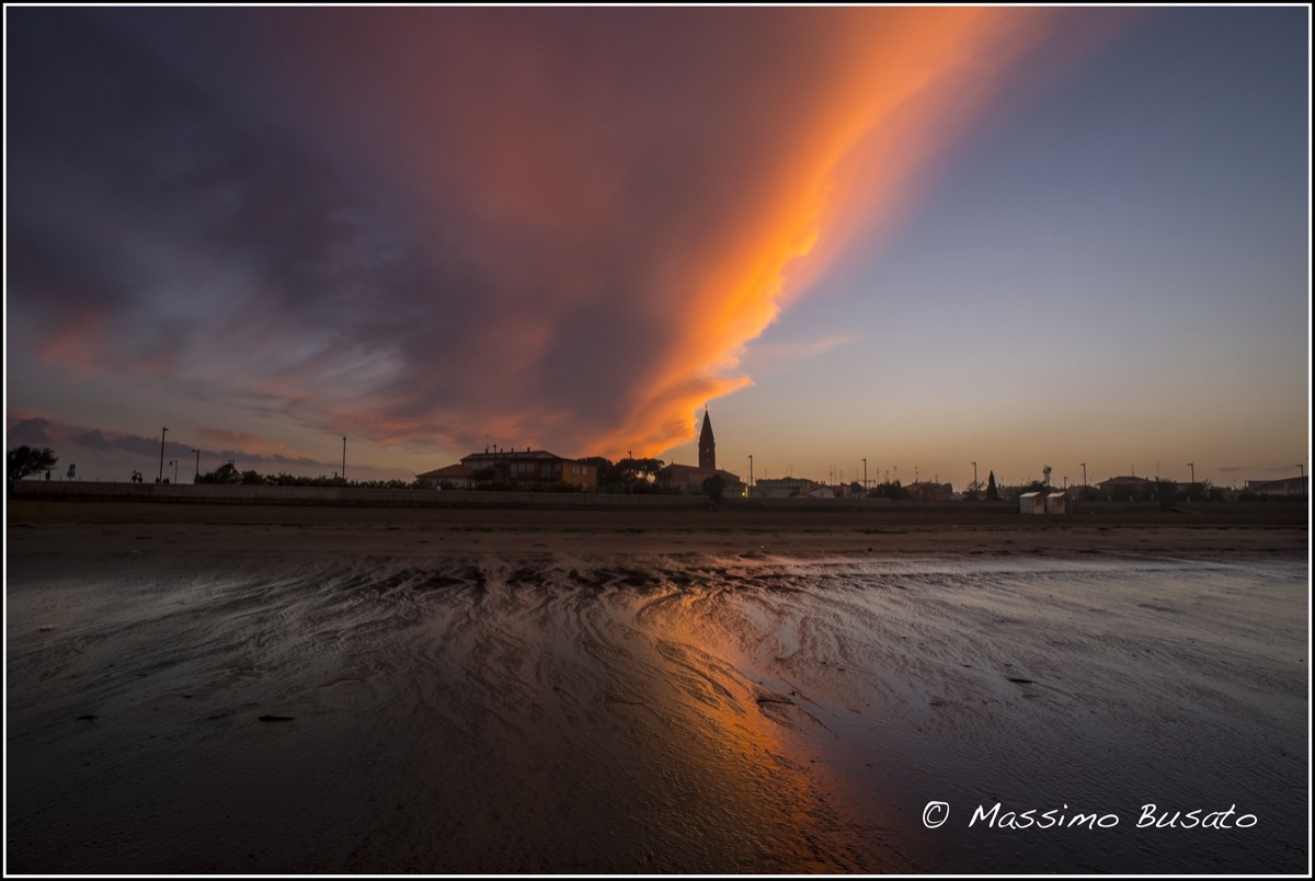 Caorle at sunset