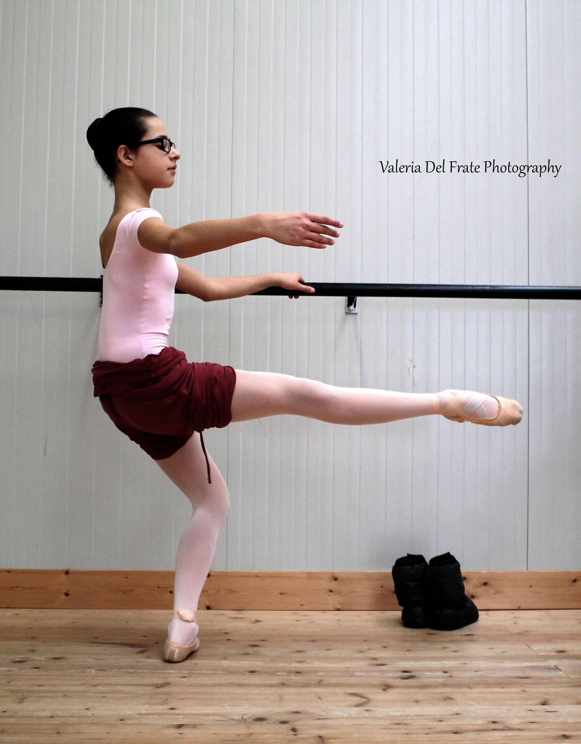 During a dance lesson