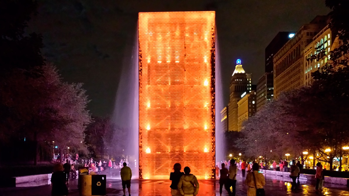 Lights in Chicago ...