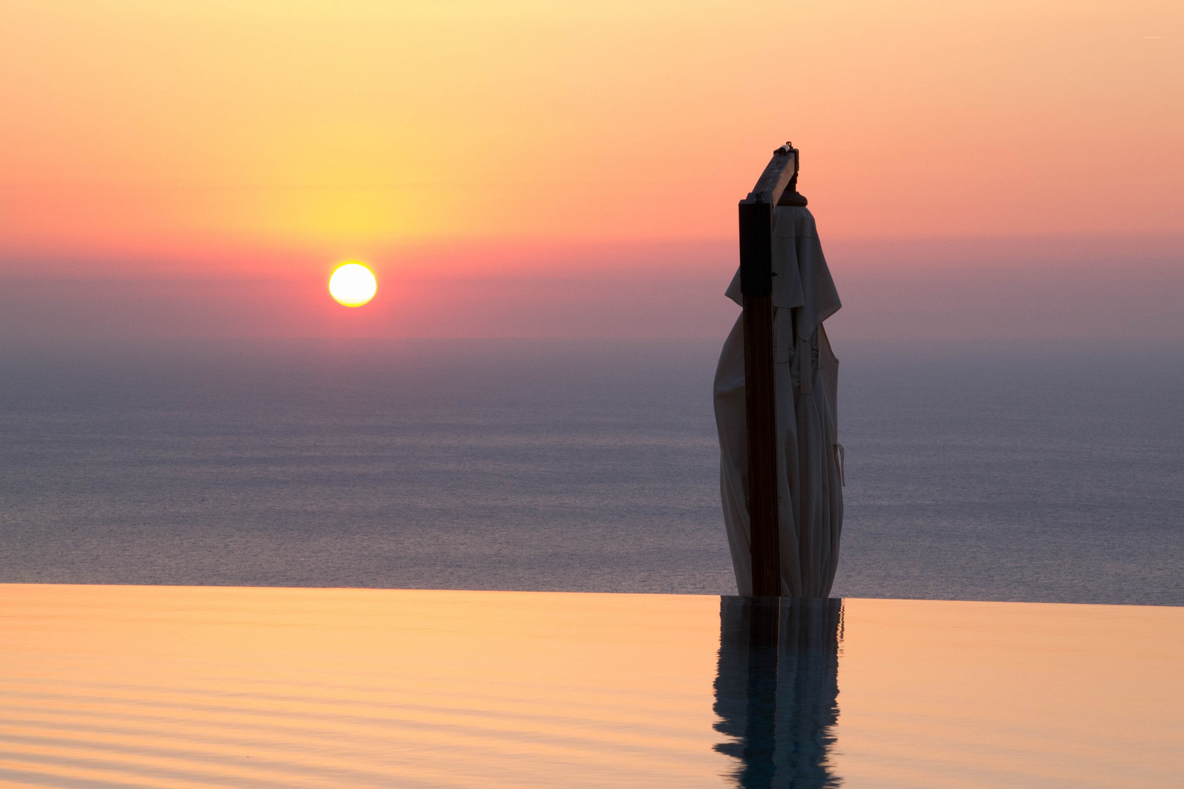Una terrazza d'acqua sul mare