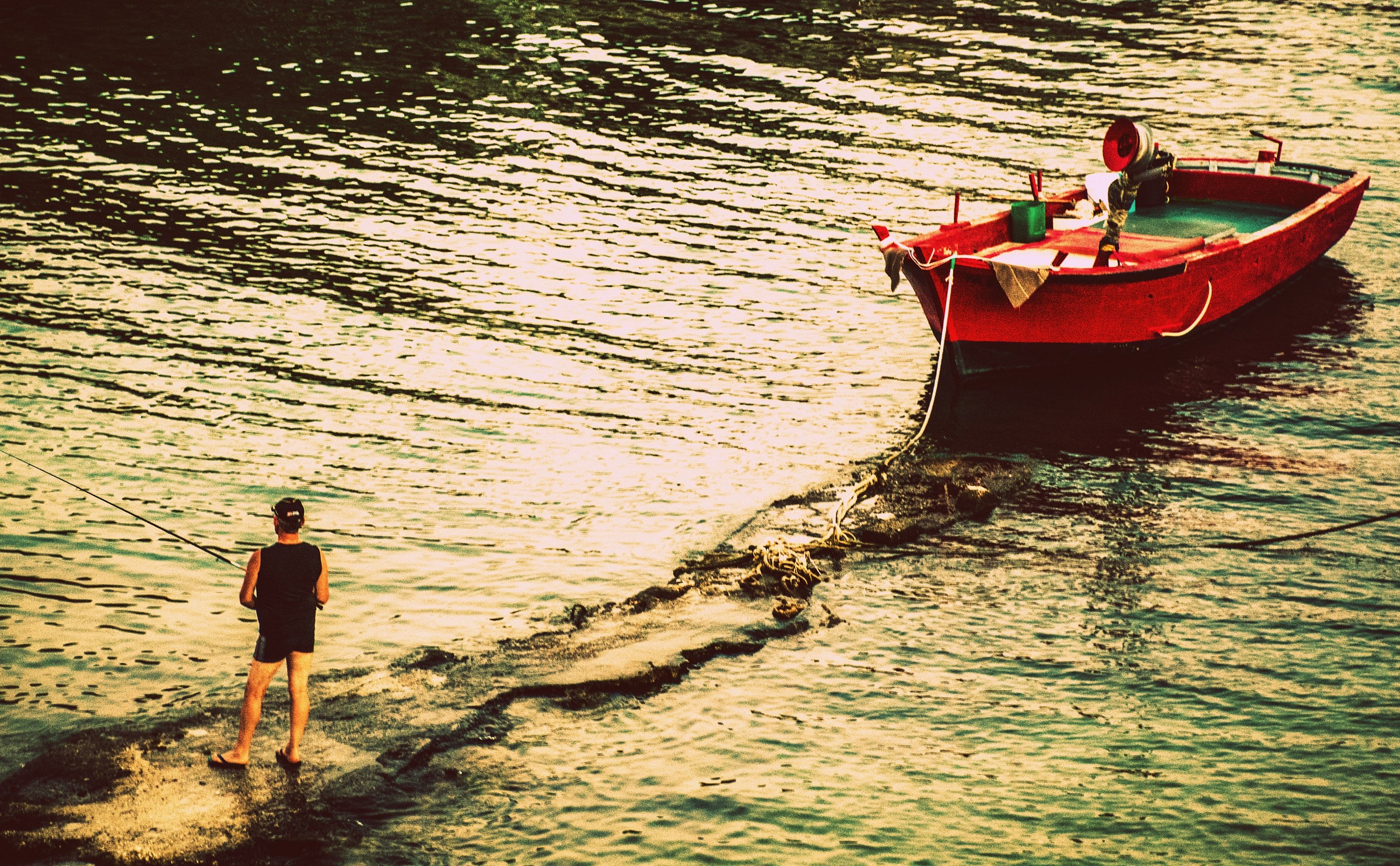 La barca e il pescatore