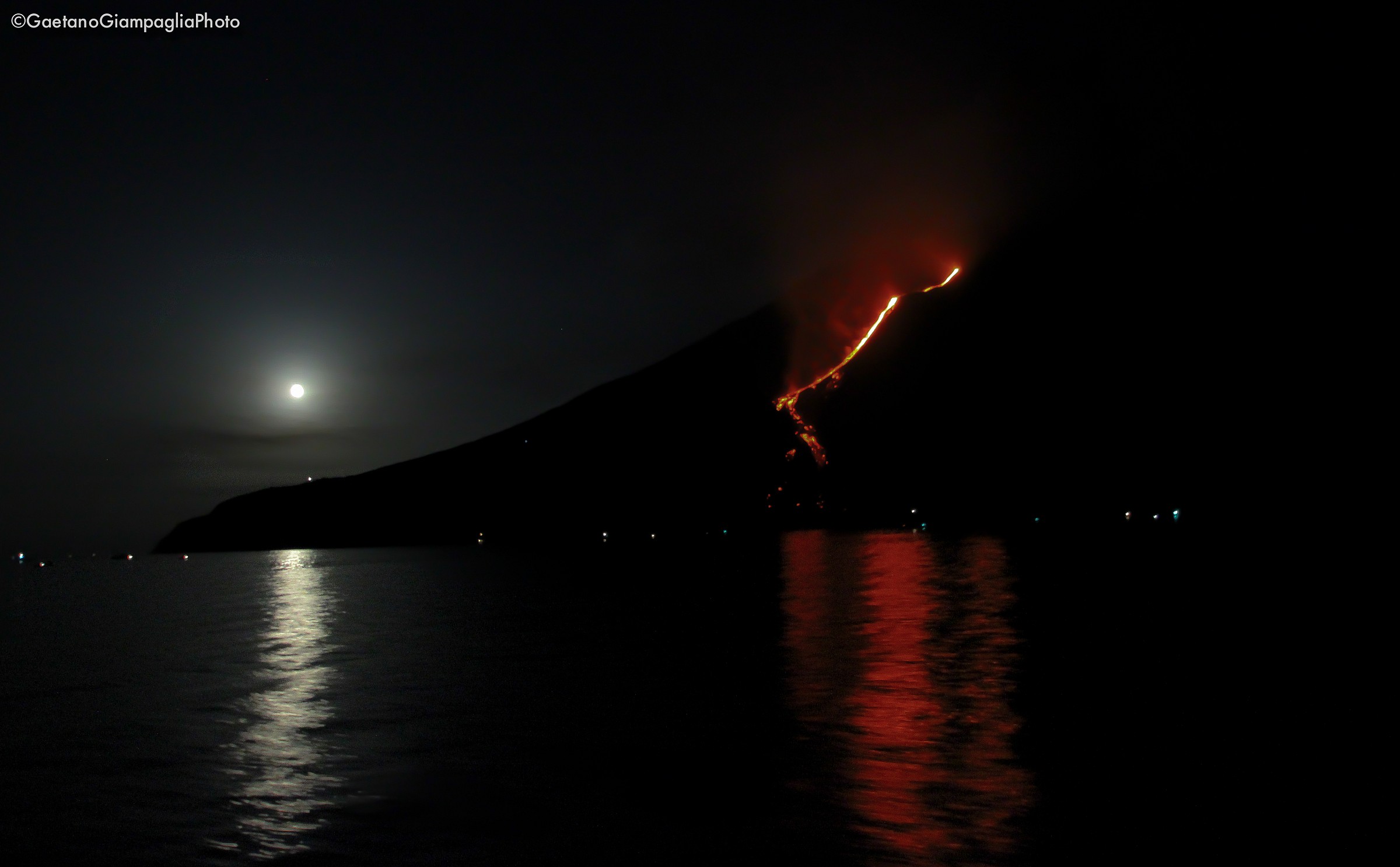 Colata Stromboli e Luna