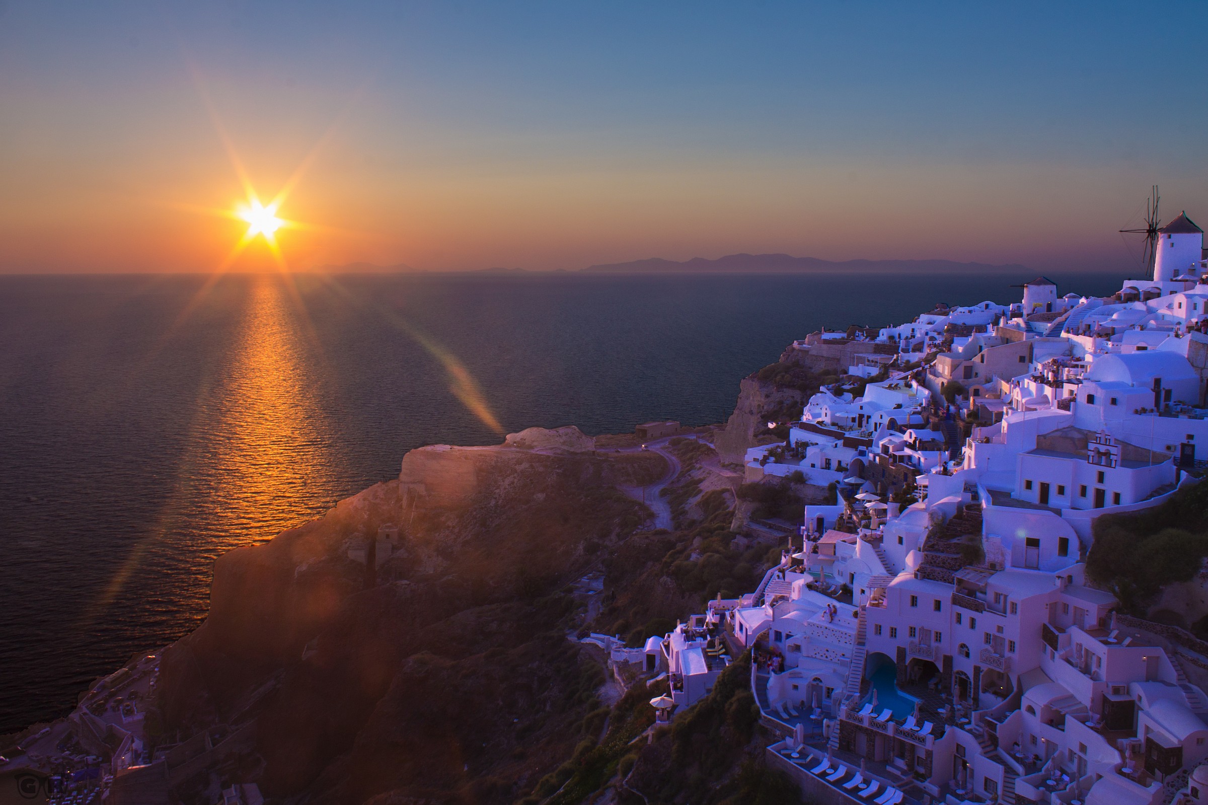 Oia on Sunset