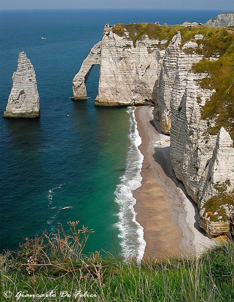 Il gabbiano Jonathan a Etretat