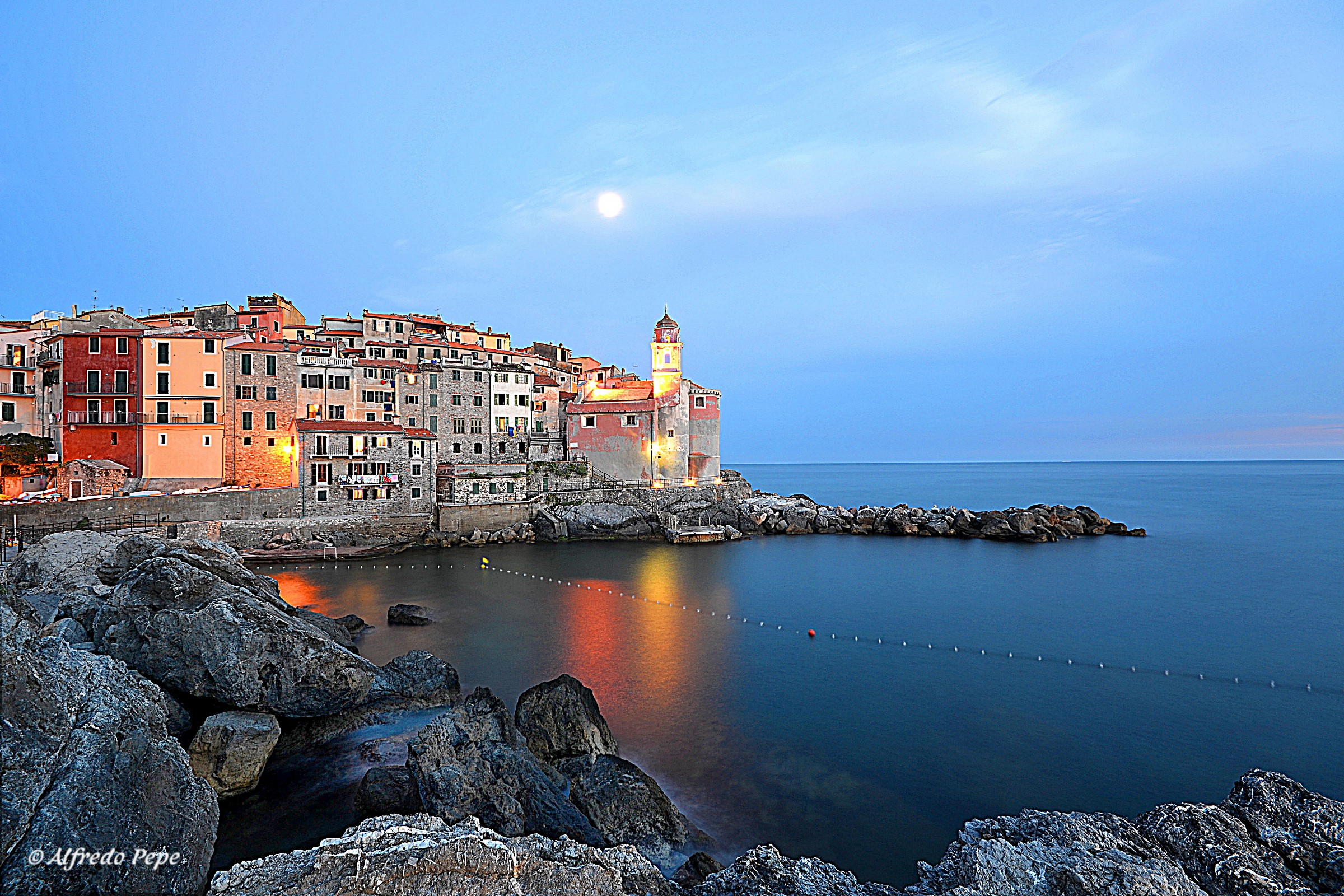 Tellaro under the moon