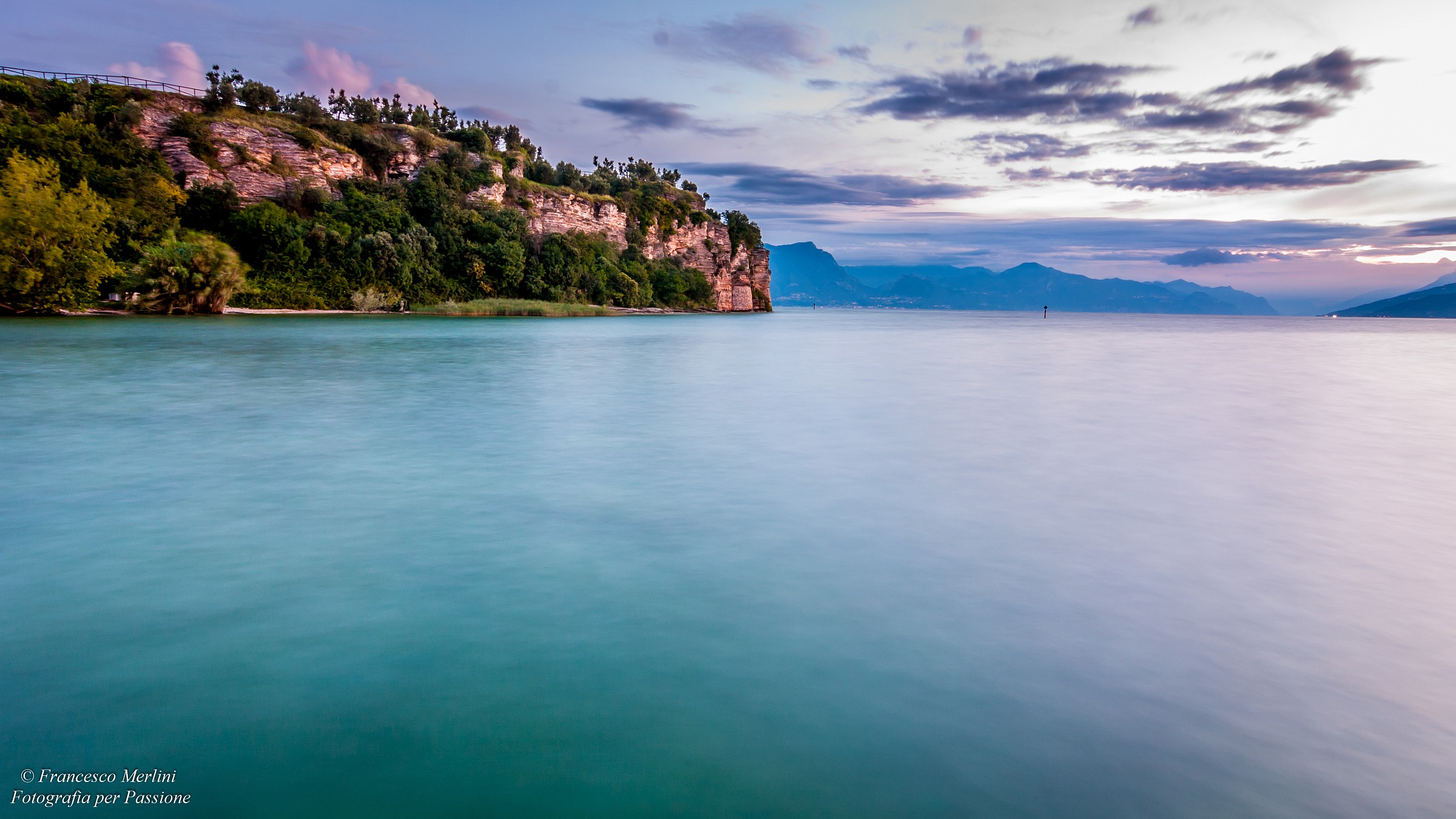Alba sulle grotte di Catullo...