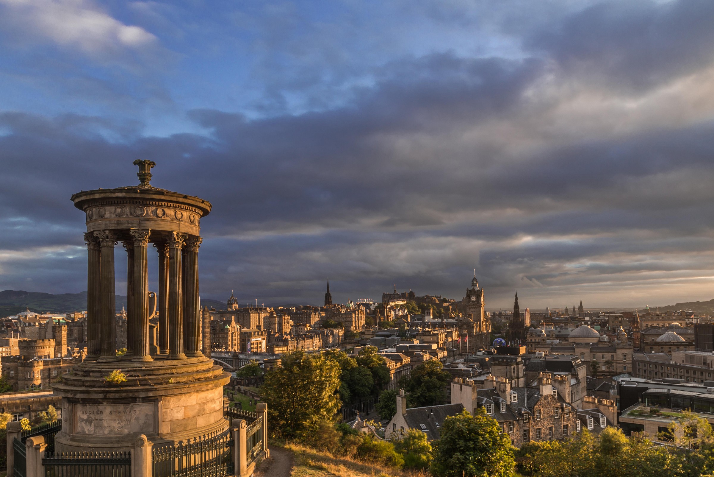 Edimburgo - tramonto da Calton Hil