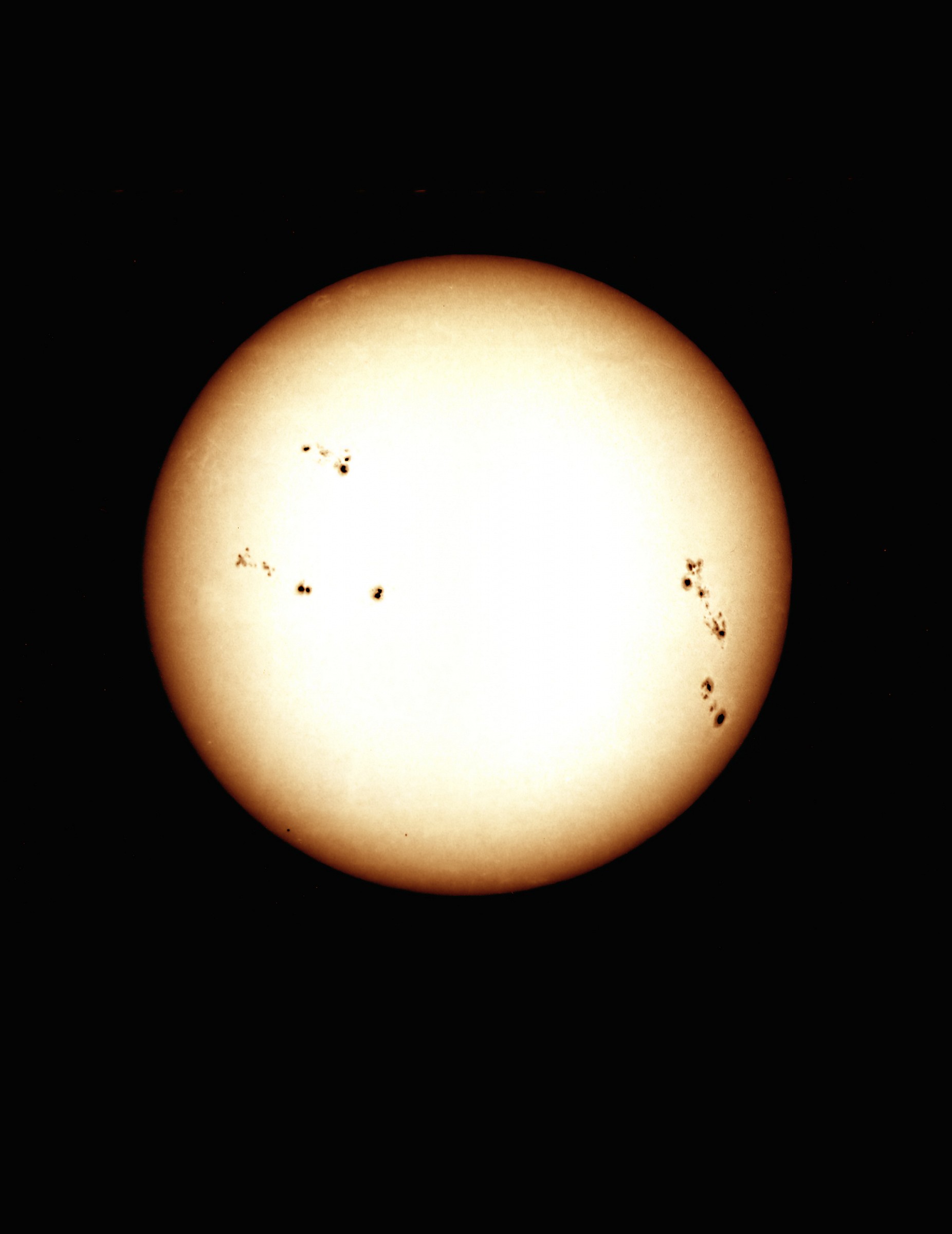 il sole fotosfera con macchie