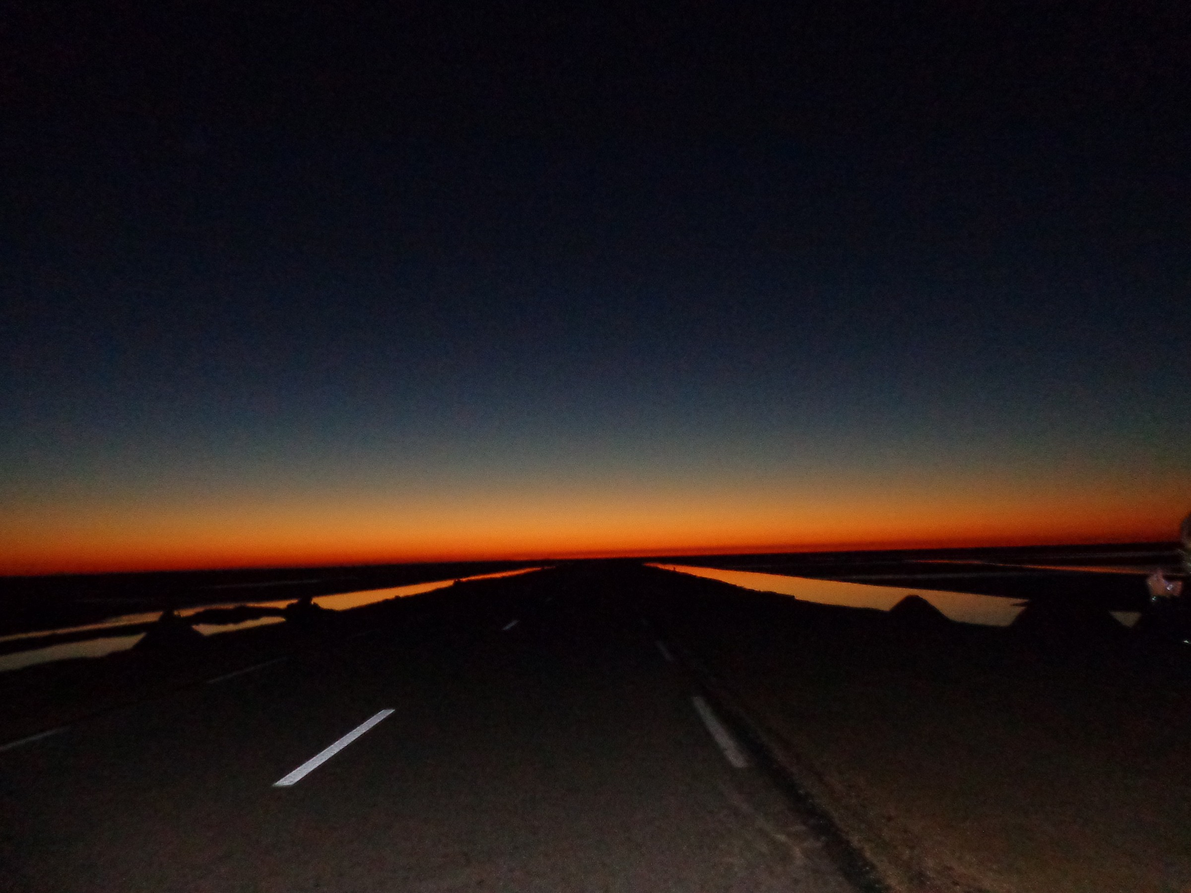 L'aurora sul Chott el Jerid