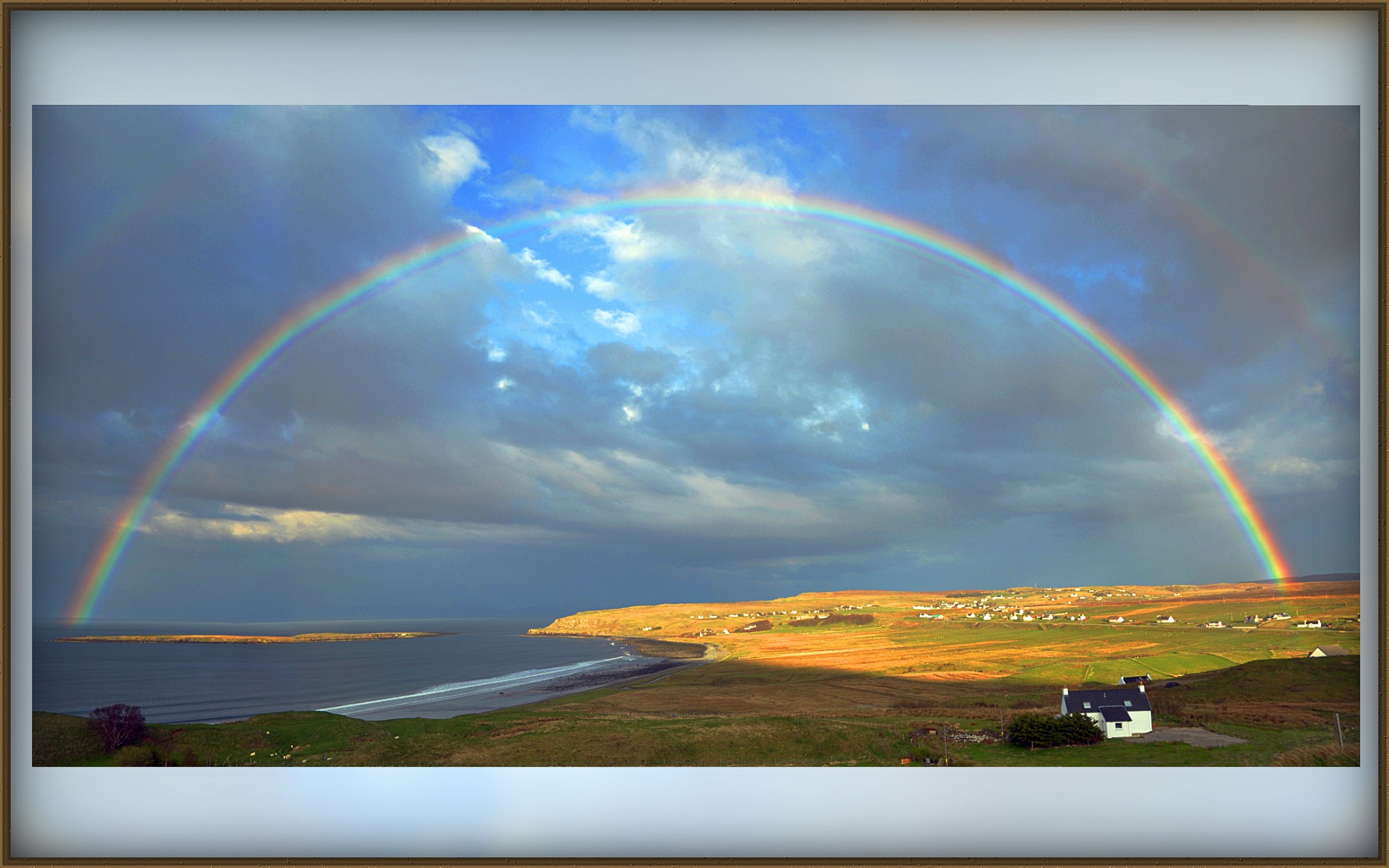 Rainbow all'i'isola of Skye