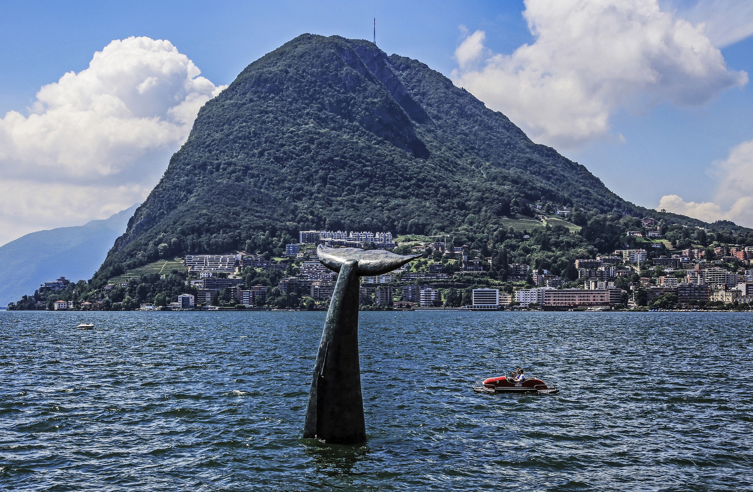 Possible! a whale in Lake Lugano
