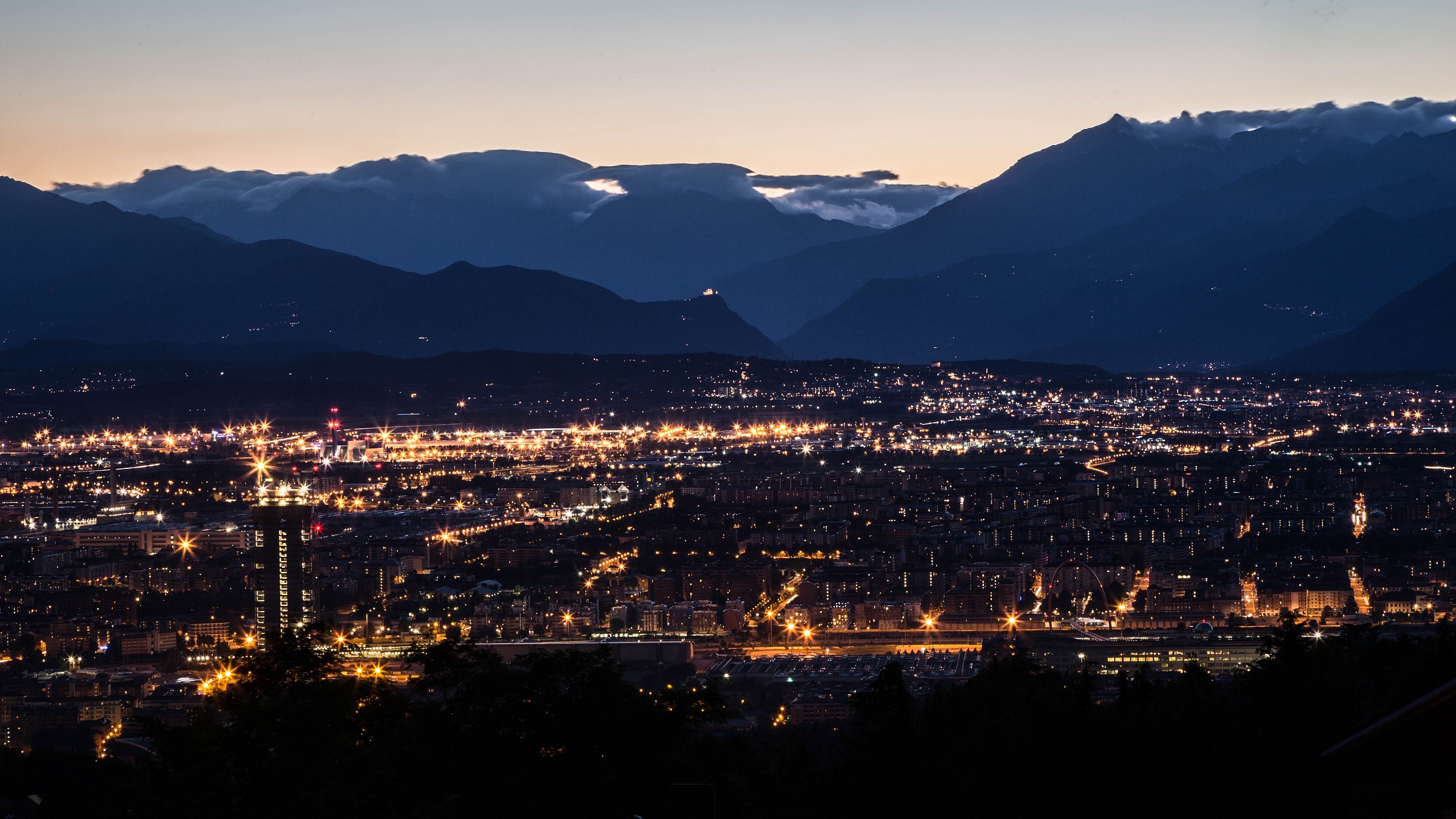 Torino ora blu