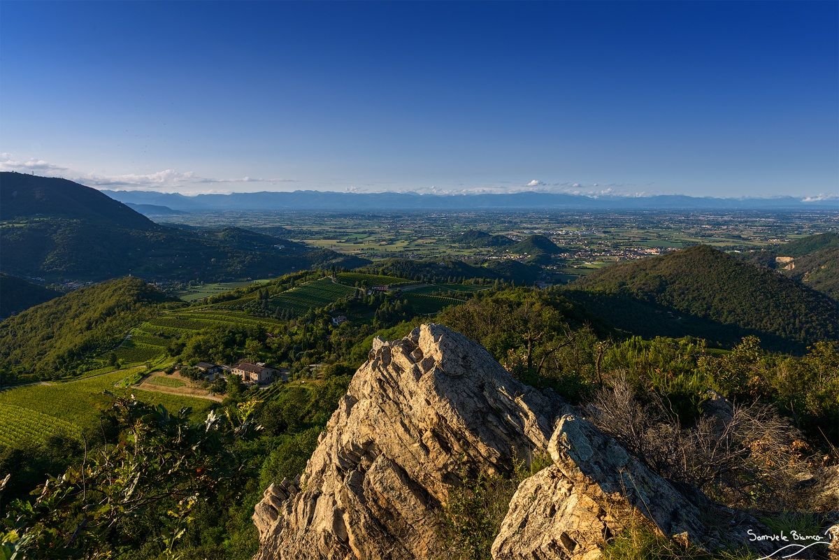 Panorama from M. Pirio - Euganean hills