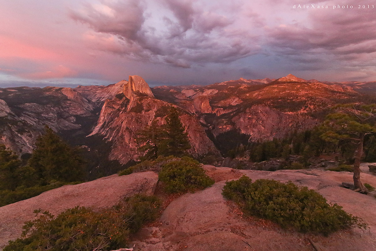 Yosemite at sunset